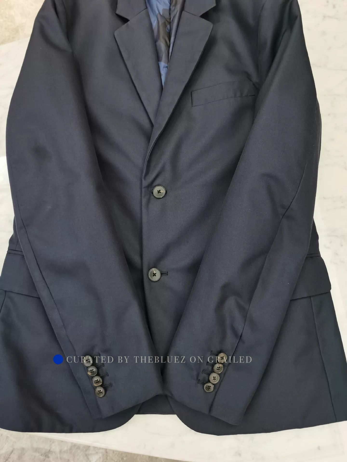 Valentino Stylish Blue Down Blazer Size US M / EU 48-50 / 2 - 8 Thumbnail