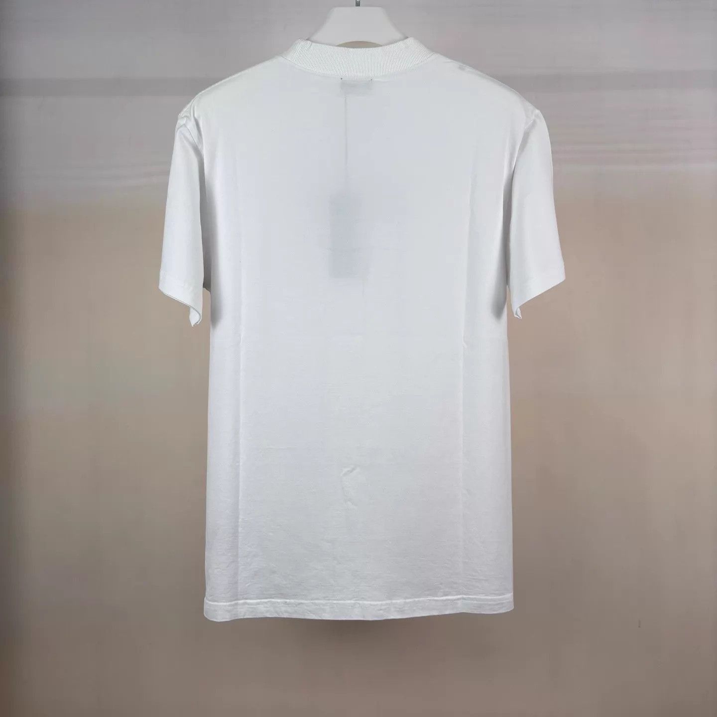 Dior White Cotton Short Sleeve T-Shirt with Embroidery Size US L / EU 52-54 / 3 - 2 Thumbnail