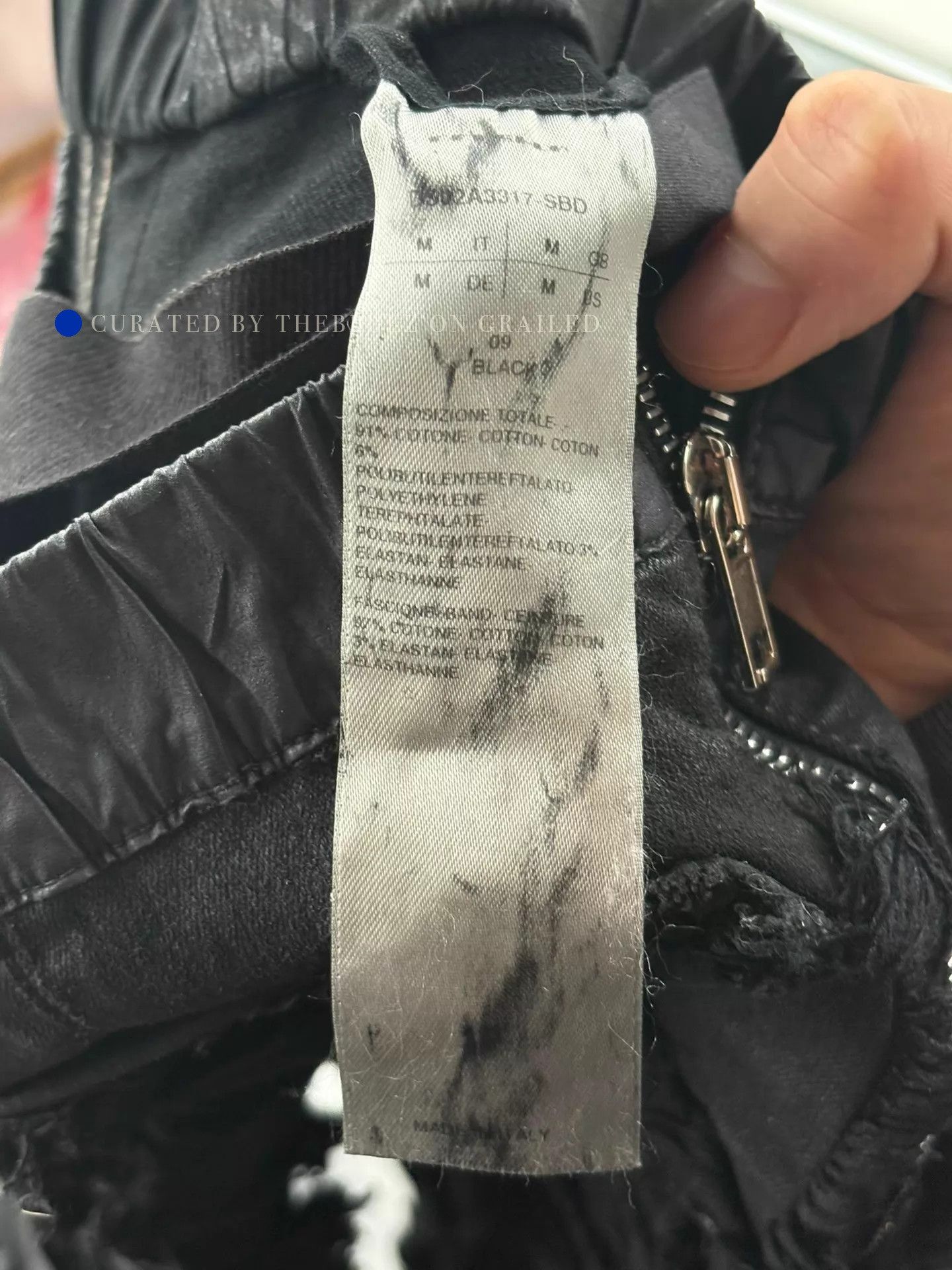 Rick Owens Black Ripped Stretch Slim Jeans Size US 32 / EU 48 - 6 Thumbnail