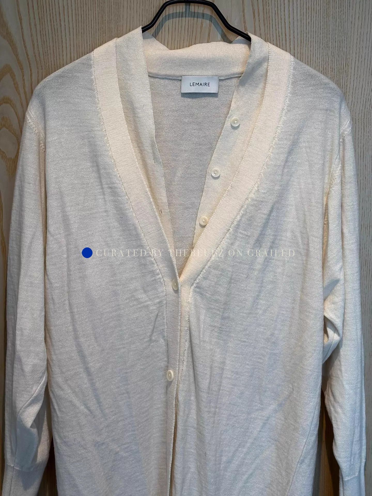 Lemaire Elegant Ivory Merino Wool Cardigan Size US S / EU 44-46 / 1 - 2 Thumbnail