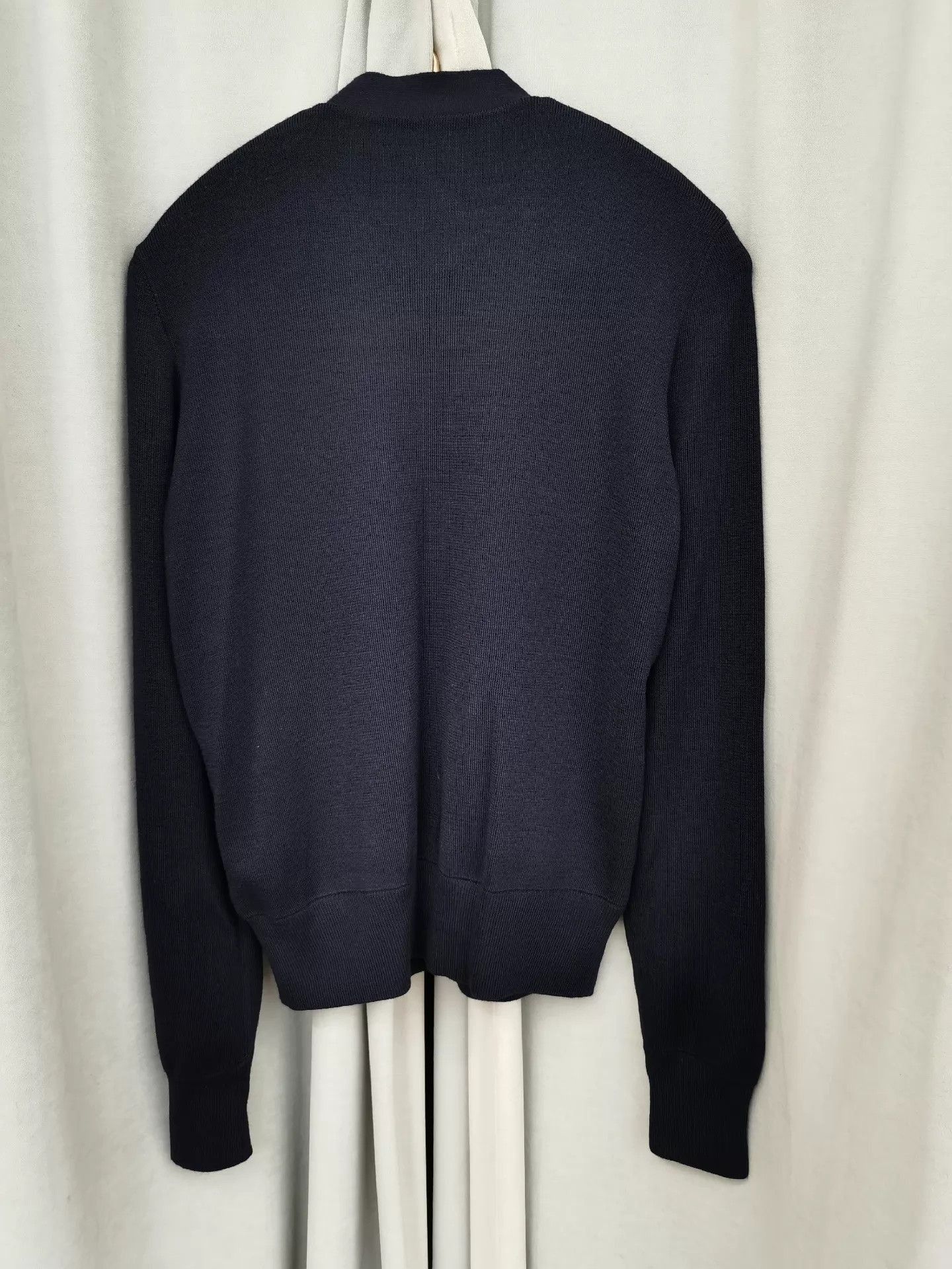 Prada Multi Color Wool-Suede V-Neck Cardigan Size US S / EU 44-46 / 1 - 5 Thumbnail