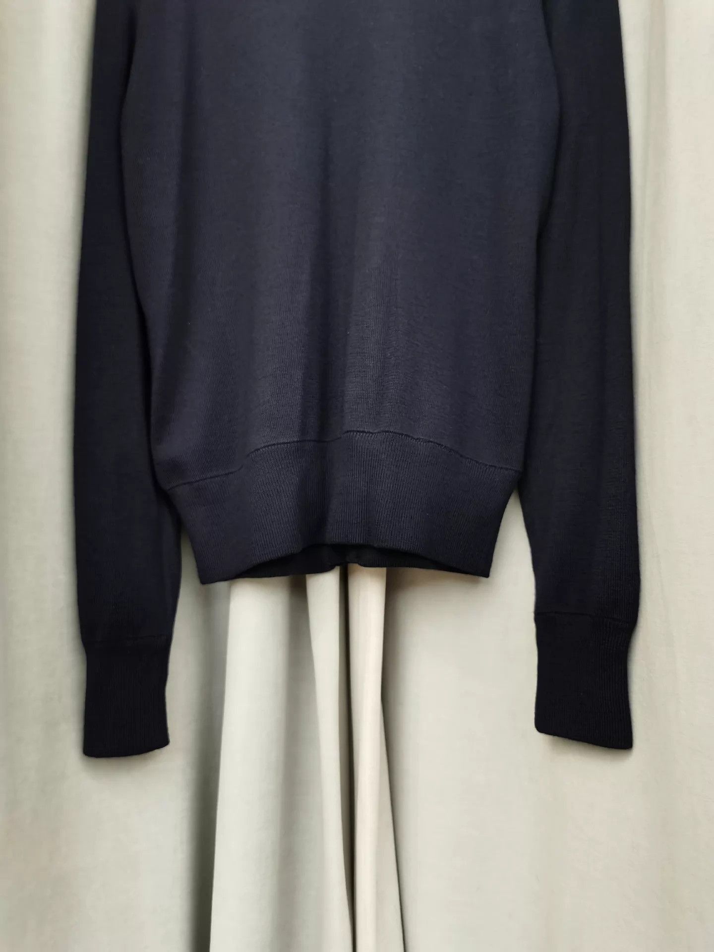 Prada Multi Color Wool-Suede V-Neck Cardigan Size US S / EU 44-46 / 1 - 7 Thumbnail