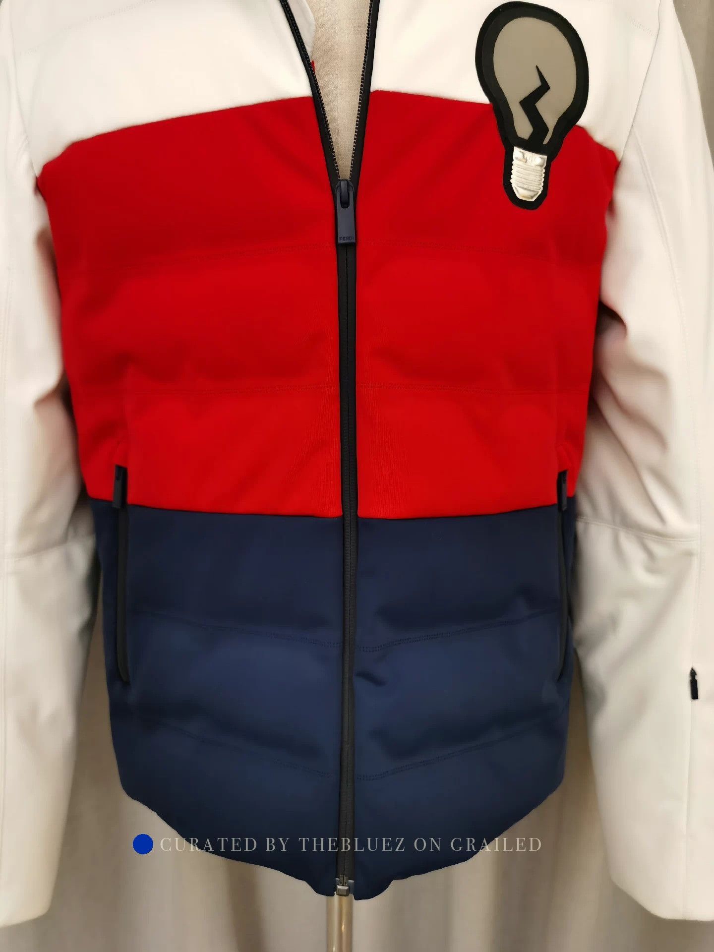 Fendi Classic Bulb Color Block Puffer Jacket Size US M / EU 48-50 / 2 - 9 Thumbnail