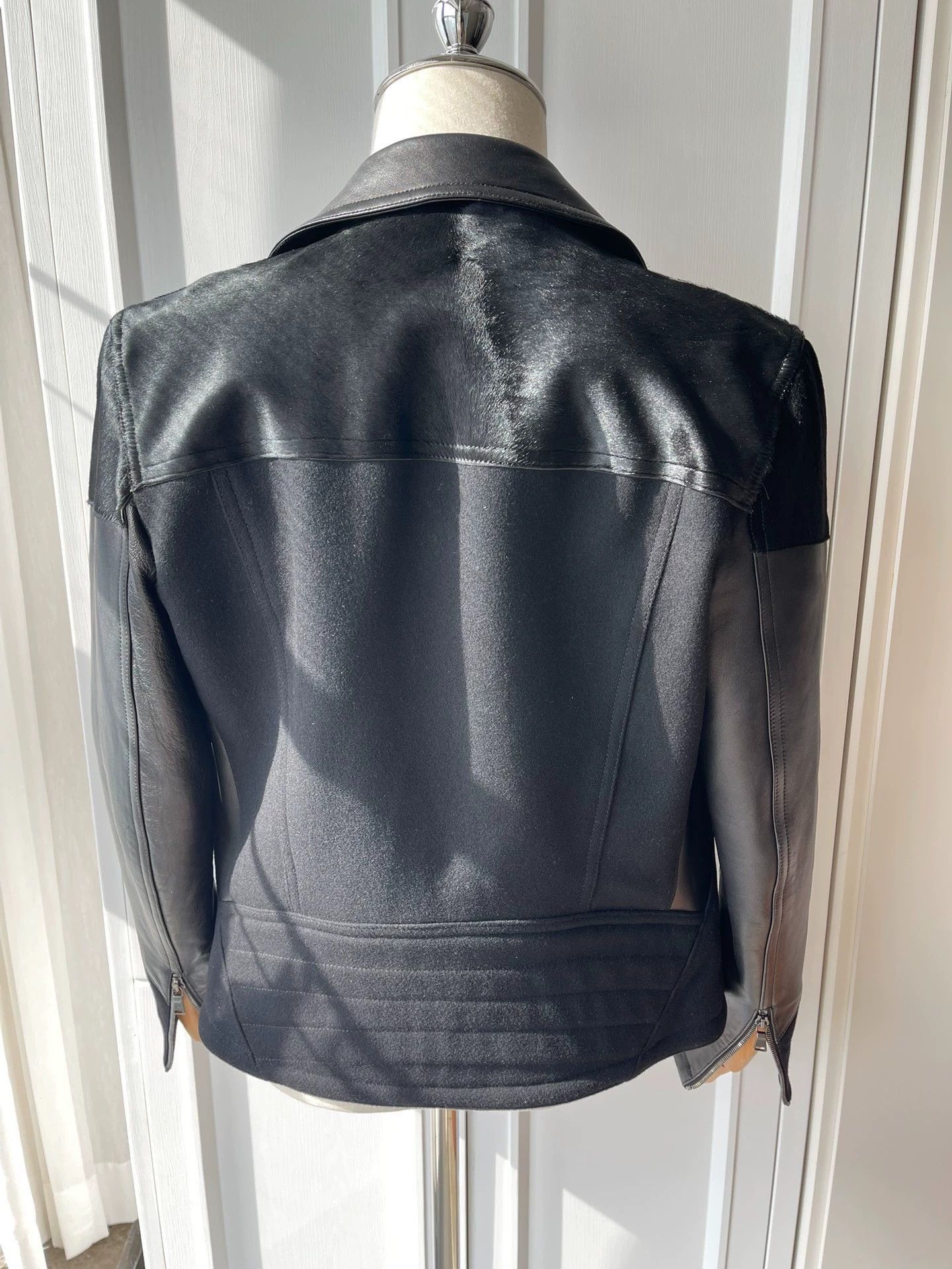 Neil Barrett Leather Paneled Jacket in Black Size US S / EU 44-46 / 1 - 2 Thumbnail