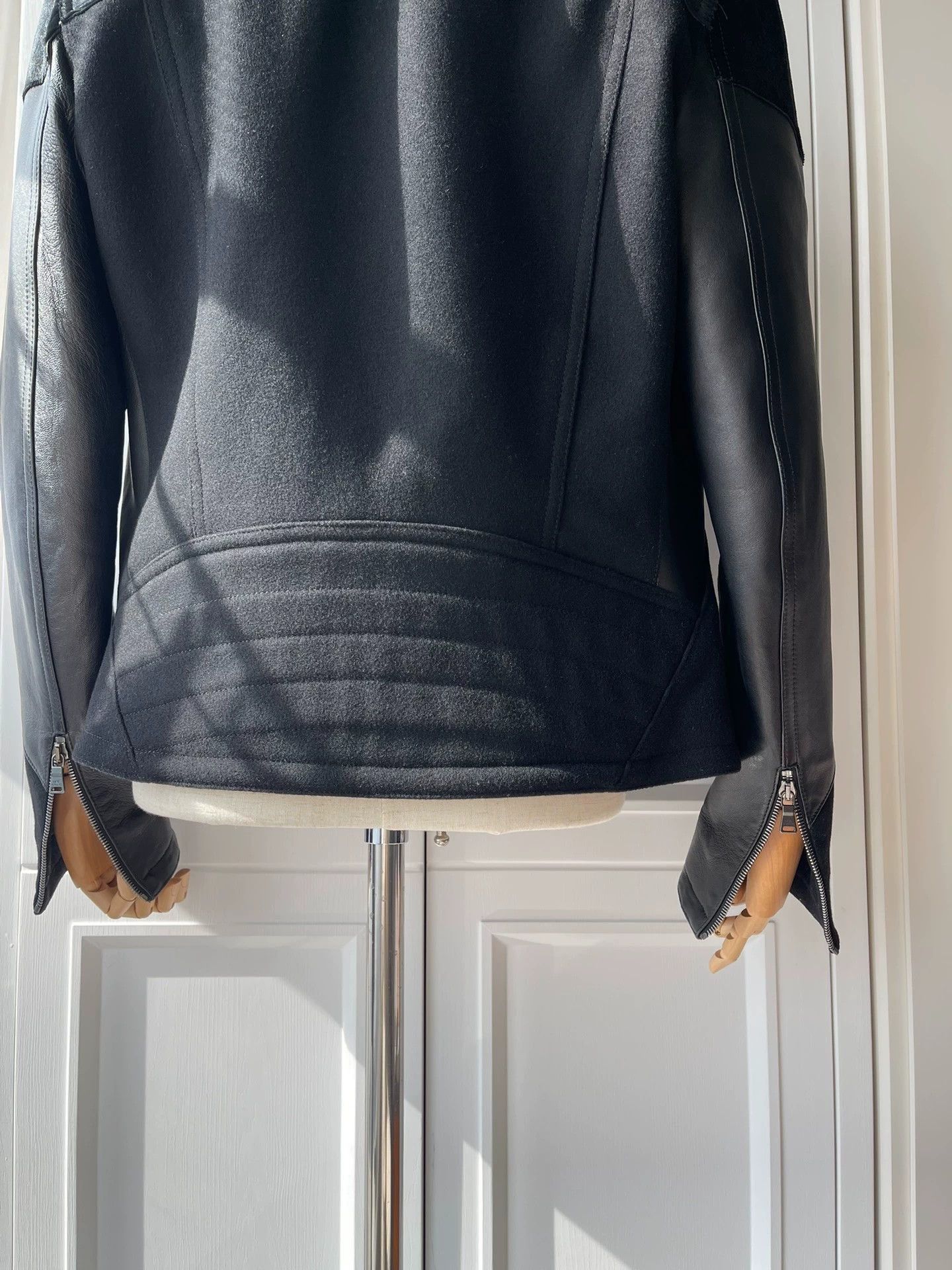 Neil Barrett Leather Paneled Jacket in Black Size US S / EU 44-46 / 1 - 9 Thumbnail