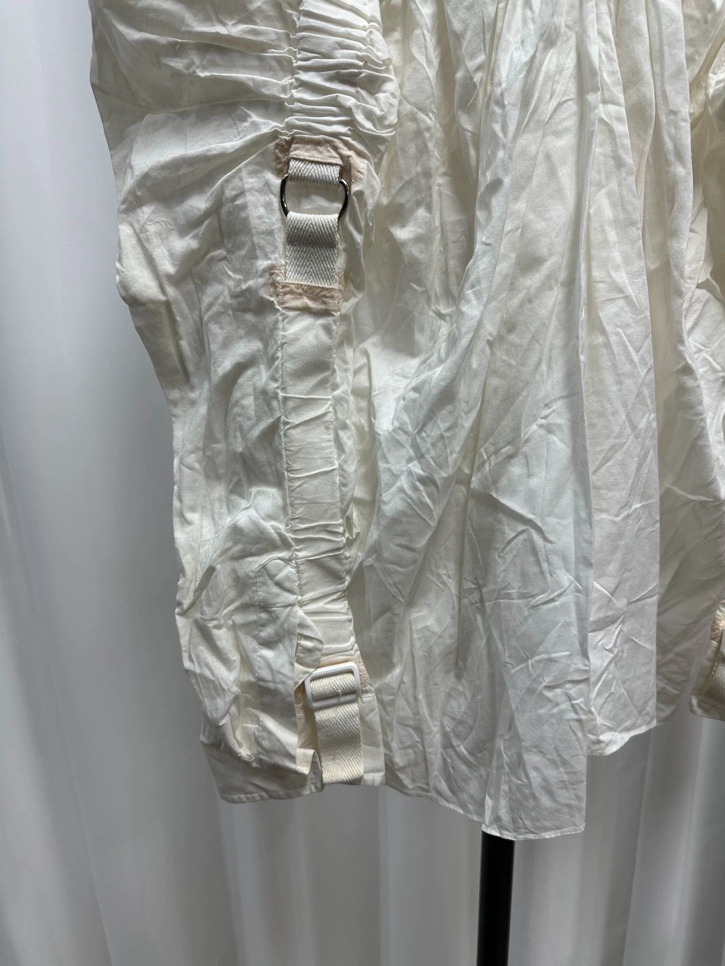 Junya Watanabe Unique Parachute Shirt in White Size US S / EU 44-46 / 1 - 6 Thumbnail