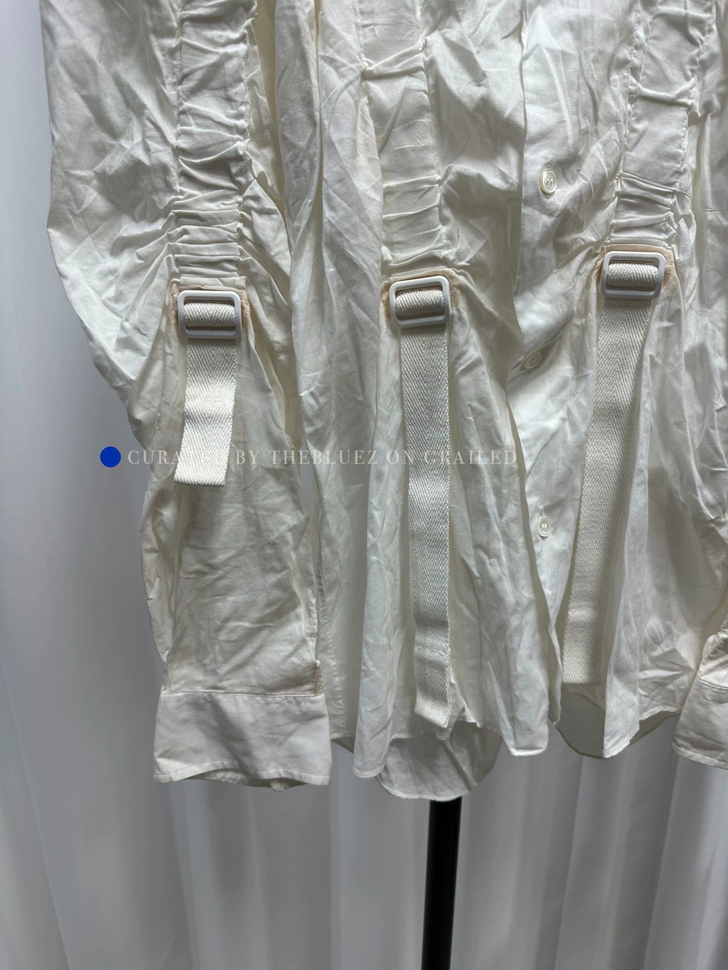 Junya Watanabe Unique Parachute Shirt in White Size US S / EU 44-46 / 1 - 3 Thumbnail