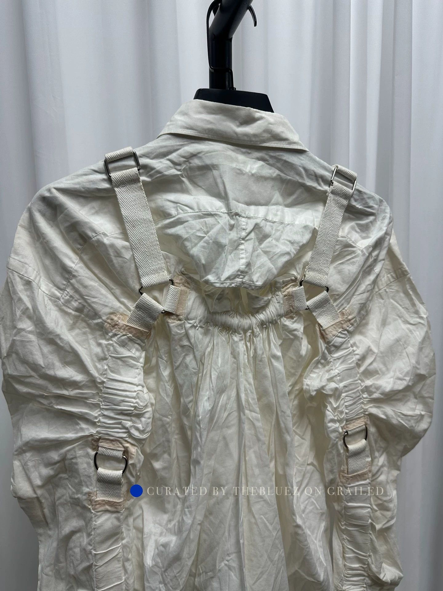Junya Watanabe Unique Parachute Shirt in White Size US S / EU 44-46 / 1 - 7 Thumbnail