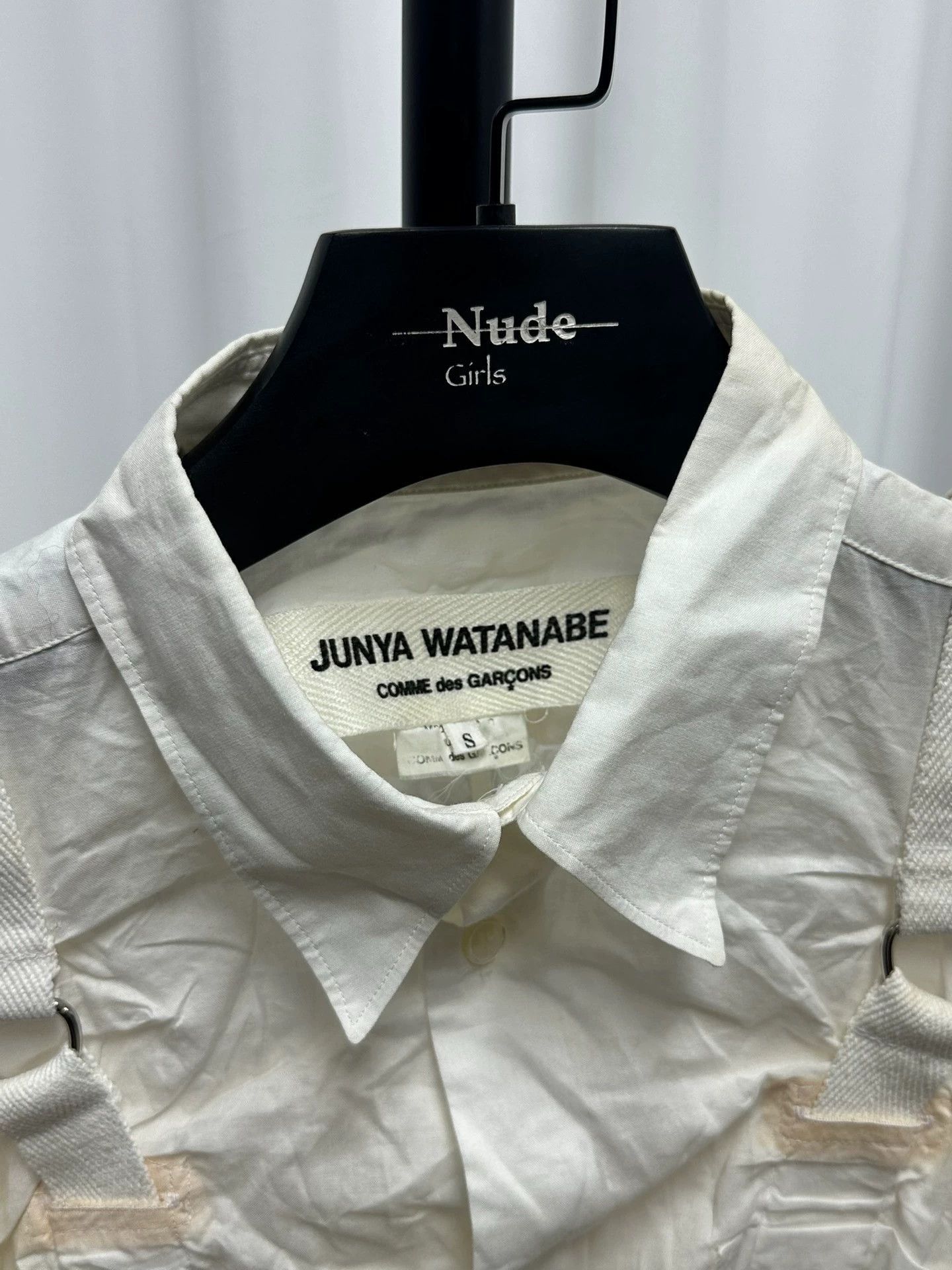 Junya Watanabe Unique Parachute Shirt in White Size US S / EU 44-46 / 1 - 4 Thumbnail