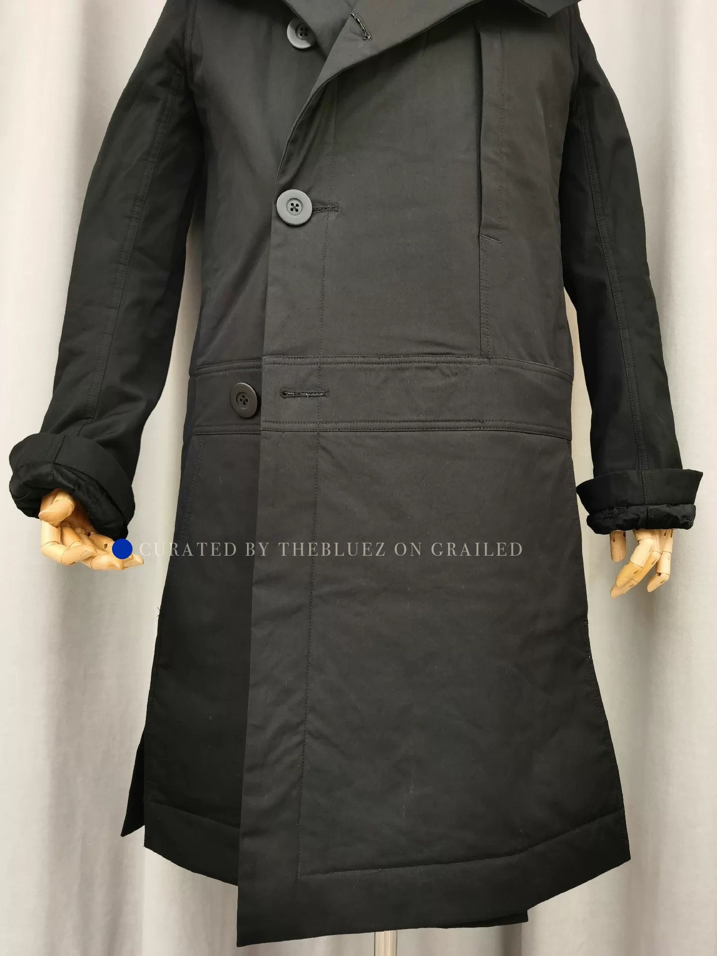 Rick Owens Hooded Long Padded Coat in Black Size US M / EU 48-50 / 2 - 3 Thumbnail