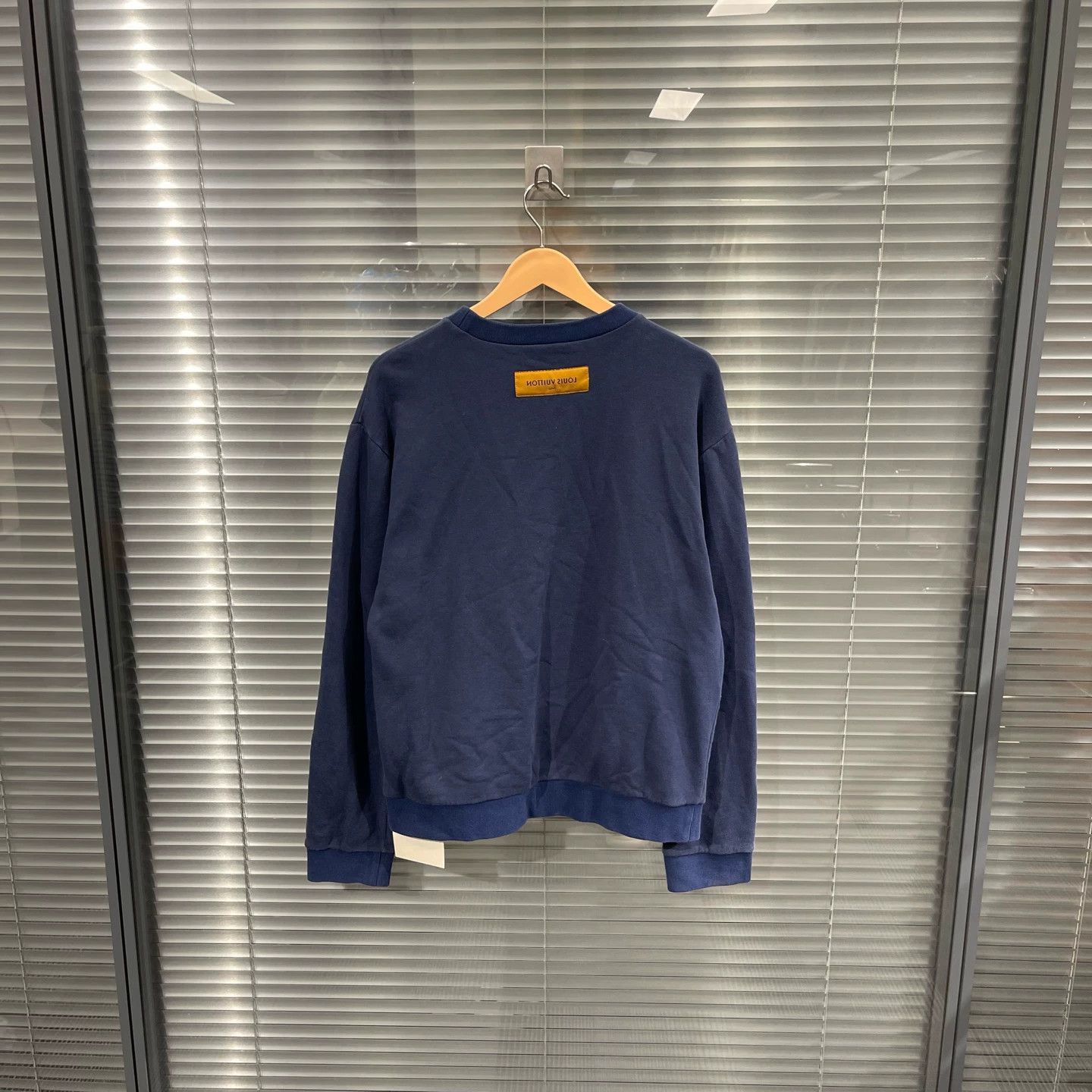Louis Vuitton Embroidered 'LV Link' Blue Sweatshirt Size US S / EU 44-46 / 1 - 2 Thumbnail