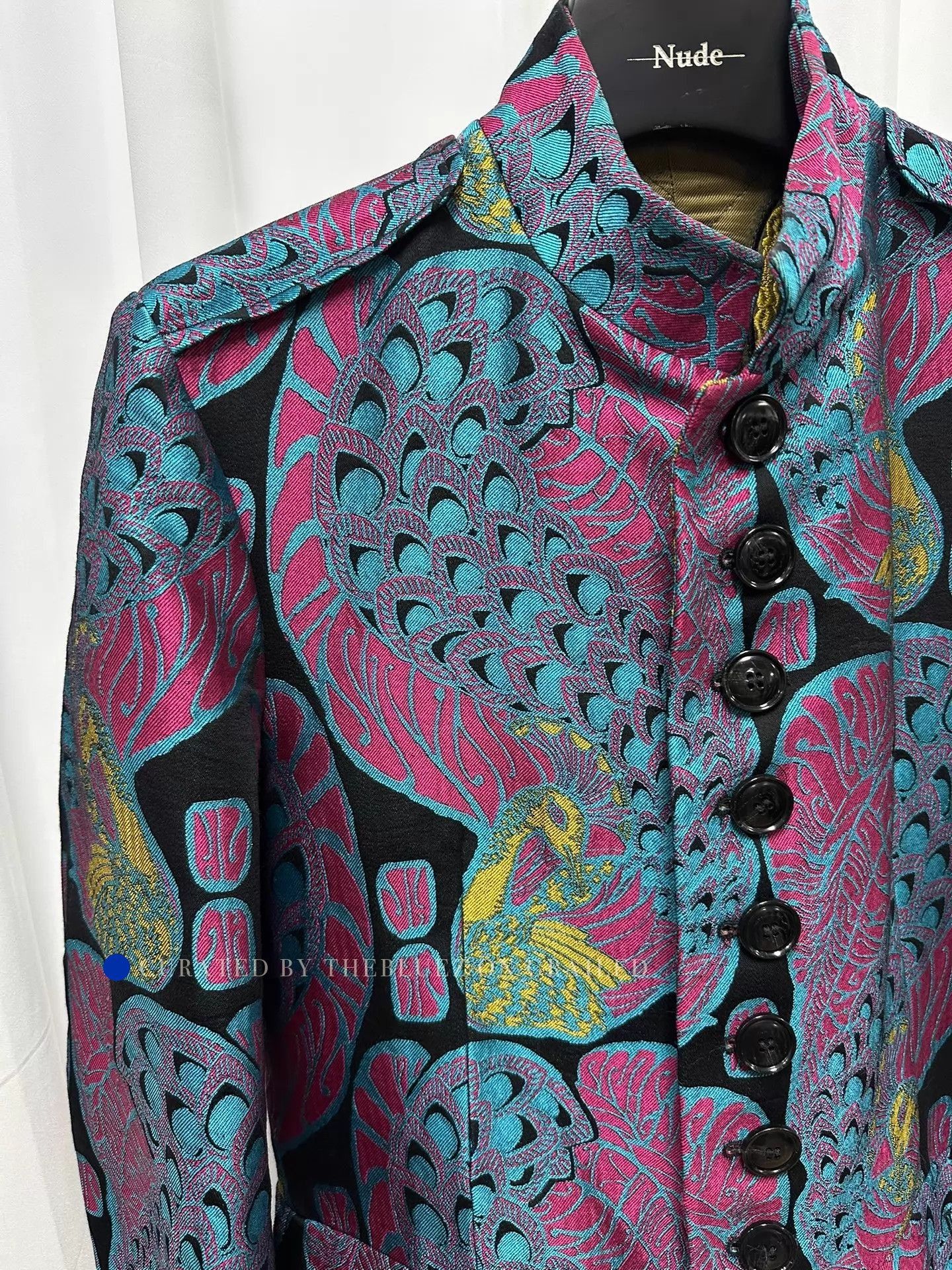 Dries Van Noten Trippy Badge Jacket in Multi Colorway Size US S / EU 44-46 / 1 - 2 Thumbnail