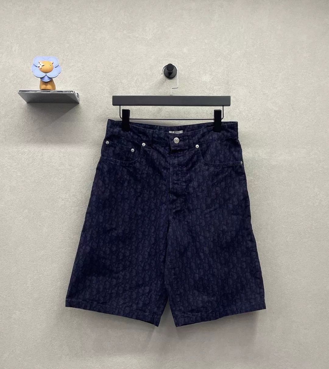 Dior Navy Blue Summer Button-Up Shirt Size US S / EU 44-46 / 1 - 3 Thumbnail