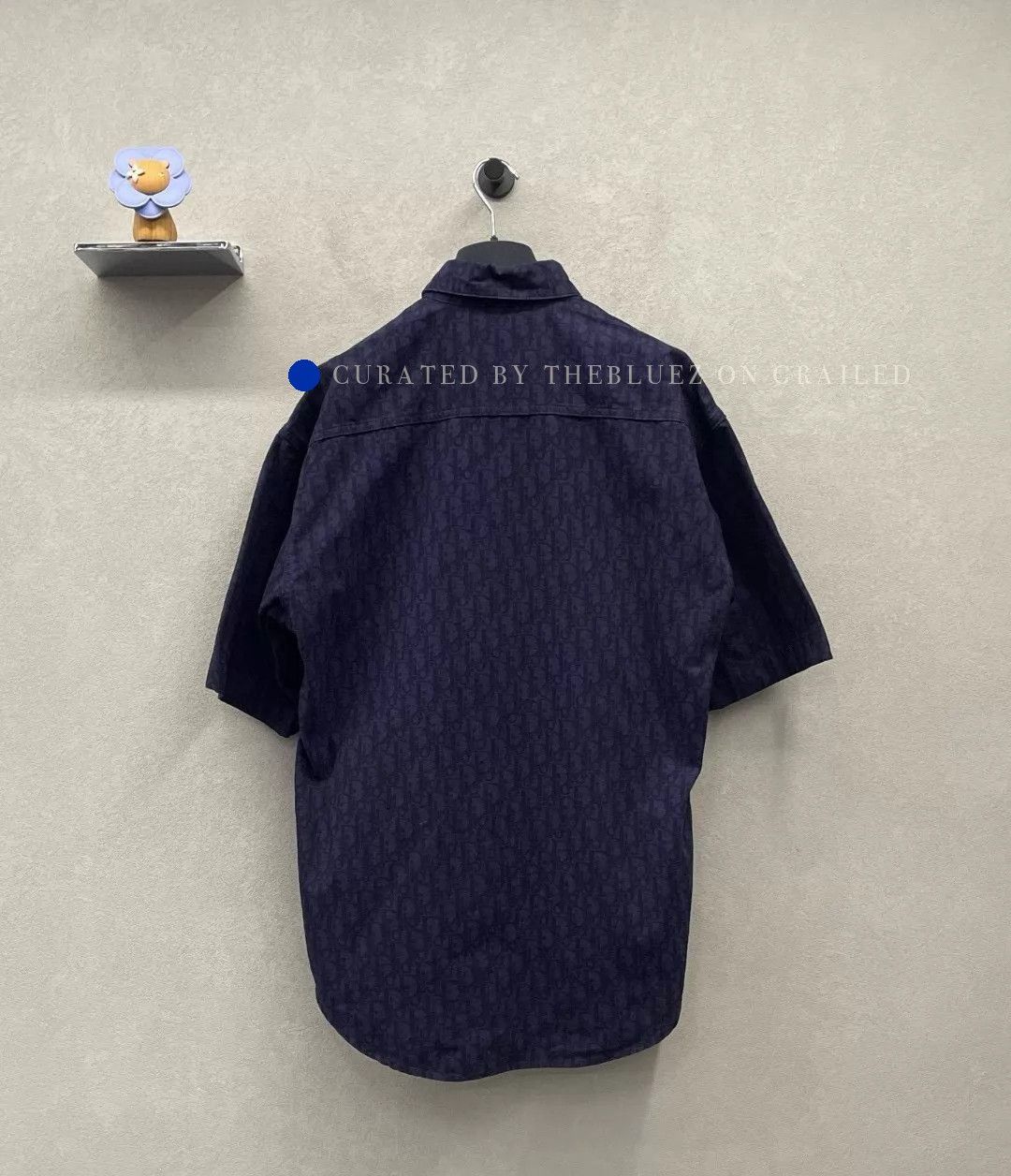 Dior Navy Blue Summer Button-Up Shirt Size US S / EU 44-46 / 1 - 2 Thumbnail