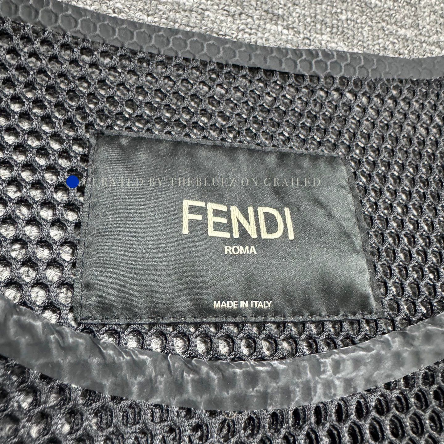 Fendi Black Cutout Short Sleeve T-Shirt Size US M / EU 48-50 / 2 - 2 Thumbnail