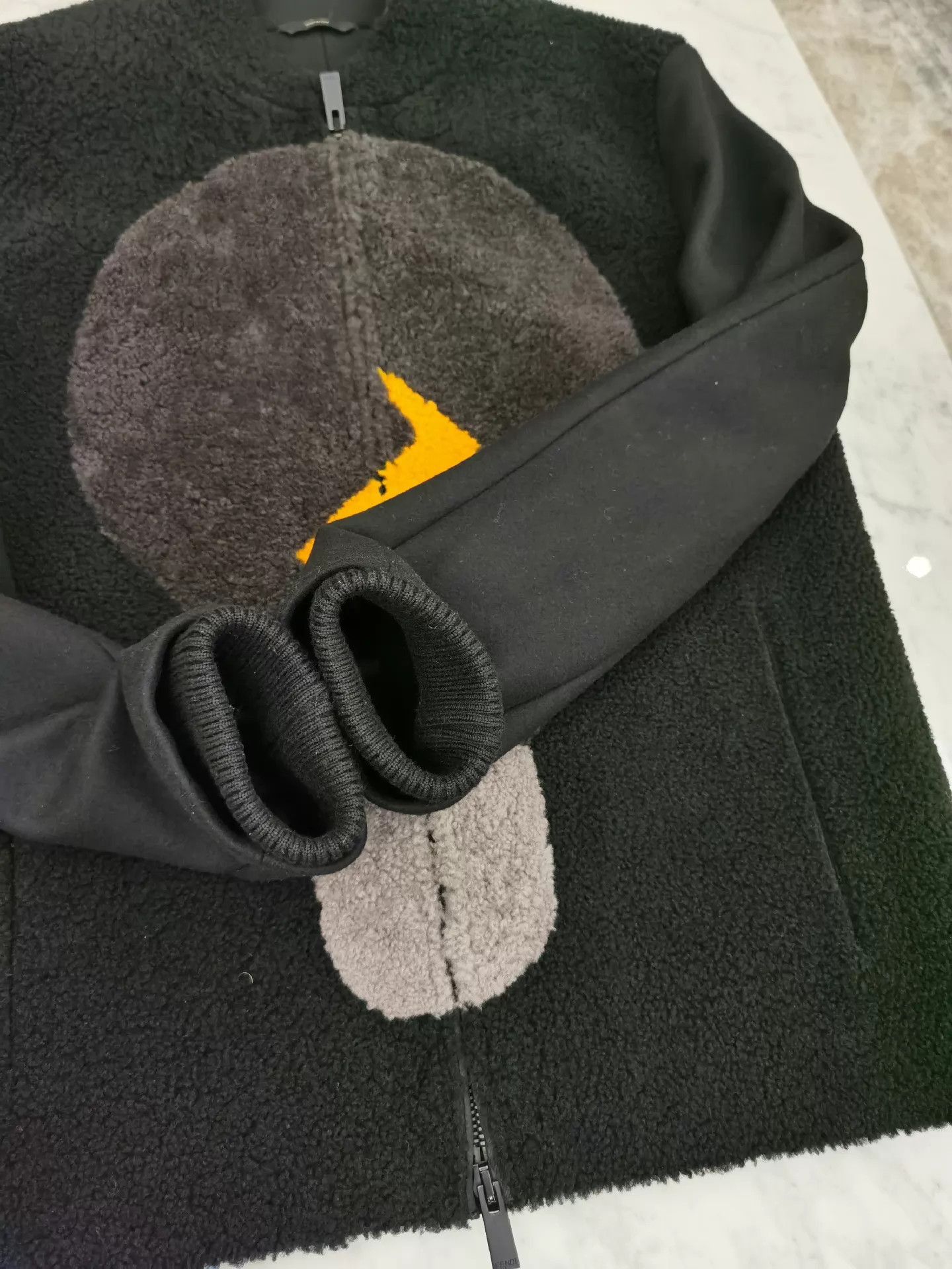 Fendi Classic Short Shearling Panel Jacket Size US S / EU 44-46 / 1 - 8 Thumbnail