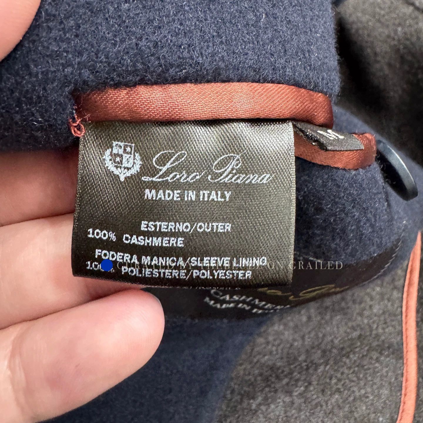 Loro Piana Luxurious Cashmere Overcoat in Blue Size US M / EU 48-50 / 2 - 3 Thumbnail