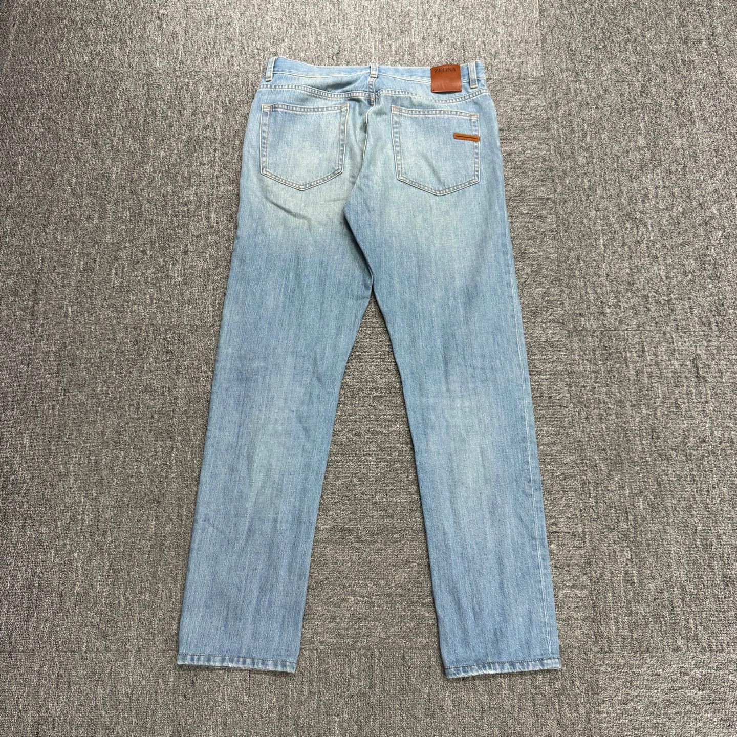 Ermenegildo Zegna Distressed Blue Denim Jeans, Size 32 Size US 32 / EU 48 - 5 Thumbnail