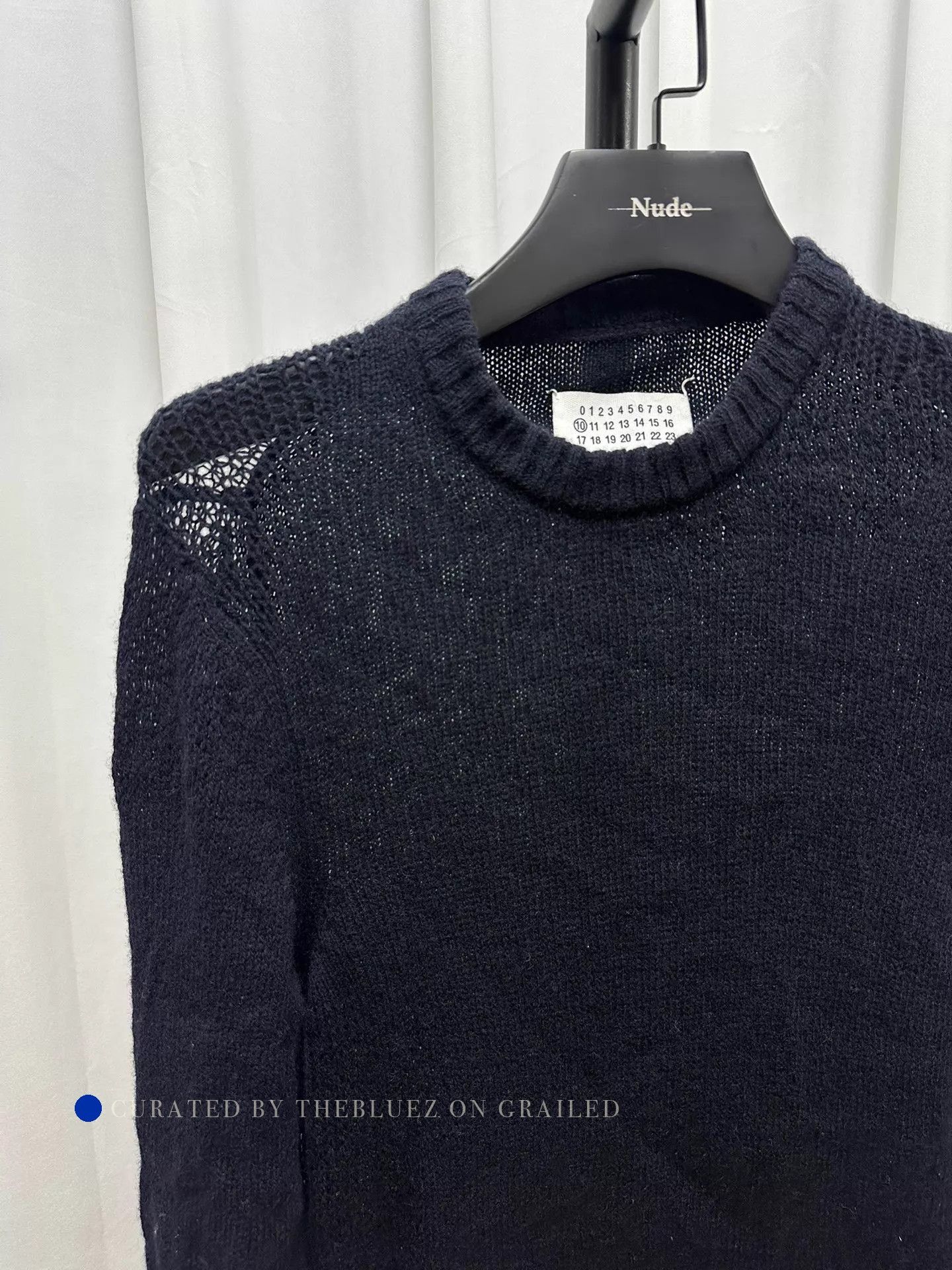 Maison Margiela Openwork Wool Knit Sweater Size US M / EU 48-50 / 2 - 2 Thumbnail