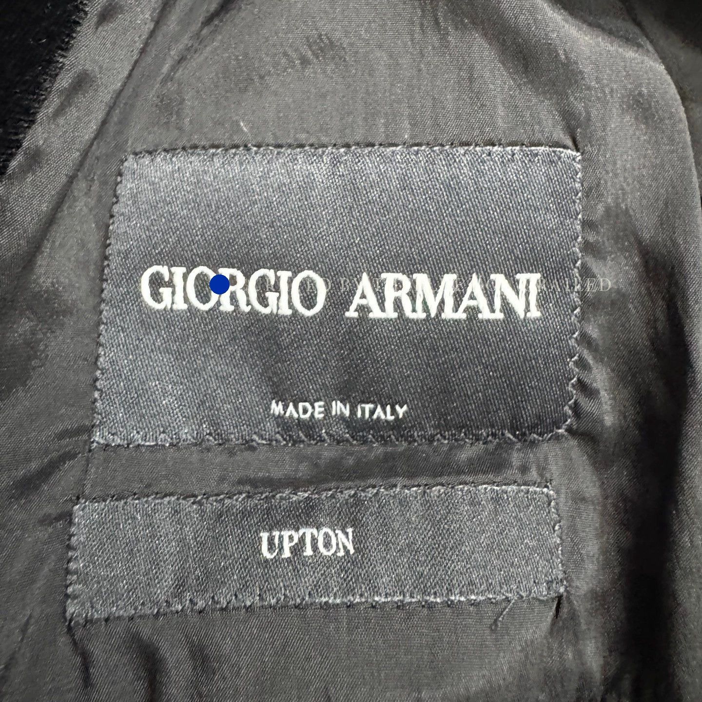 Giorgio Armani Collarless Black Velvet Suit Jacket Size US M / EU 48-50 / 2 - 2 Thumbnail