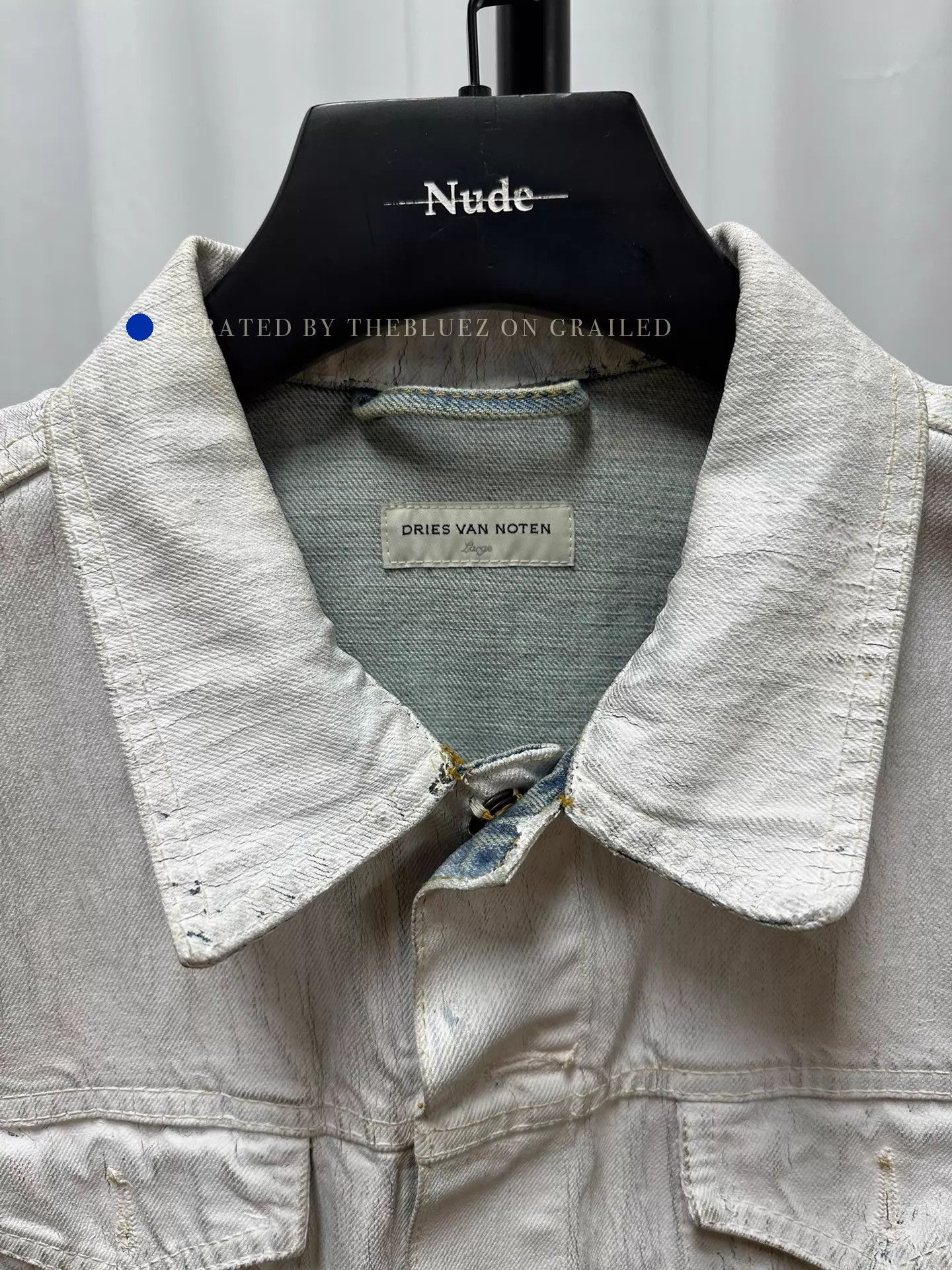 Dries Van Noten Multi Waxed Denim Jacket in Size L Size US L / EU 52-54 / 3 - 4 Thumbnail