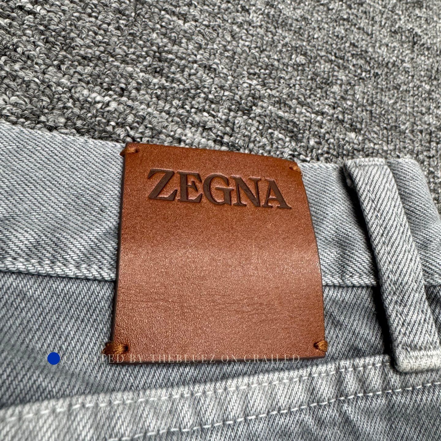 Ermenegildo Zegna Washed Gray Distressed Jeans, Size 32 Size US 32 / EU 48 - 7 Thumbnail
