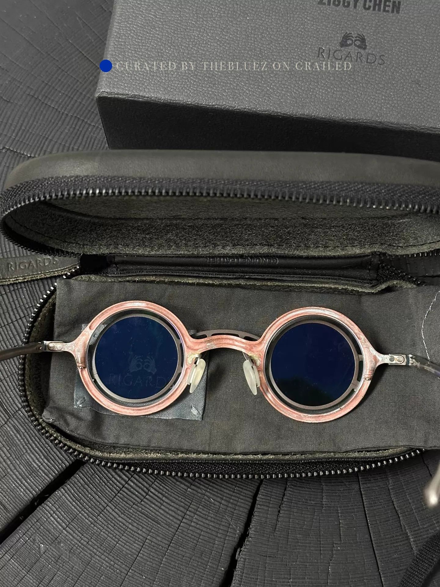 Rigards Vintage Pink Retro Sunglasses Size ONE SIZE - 3 Thumbnail