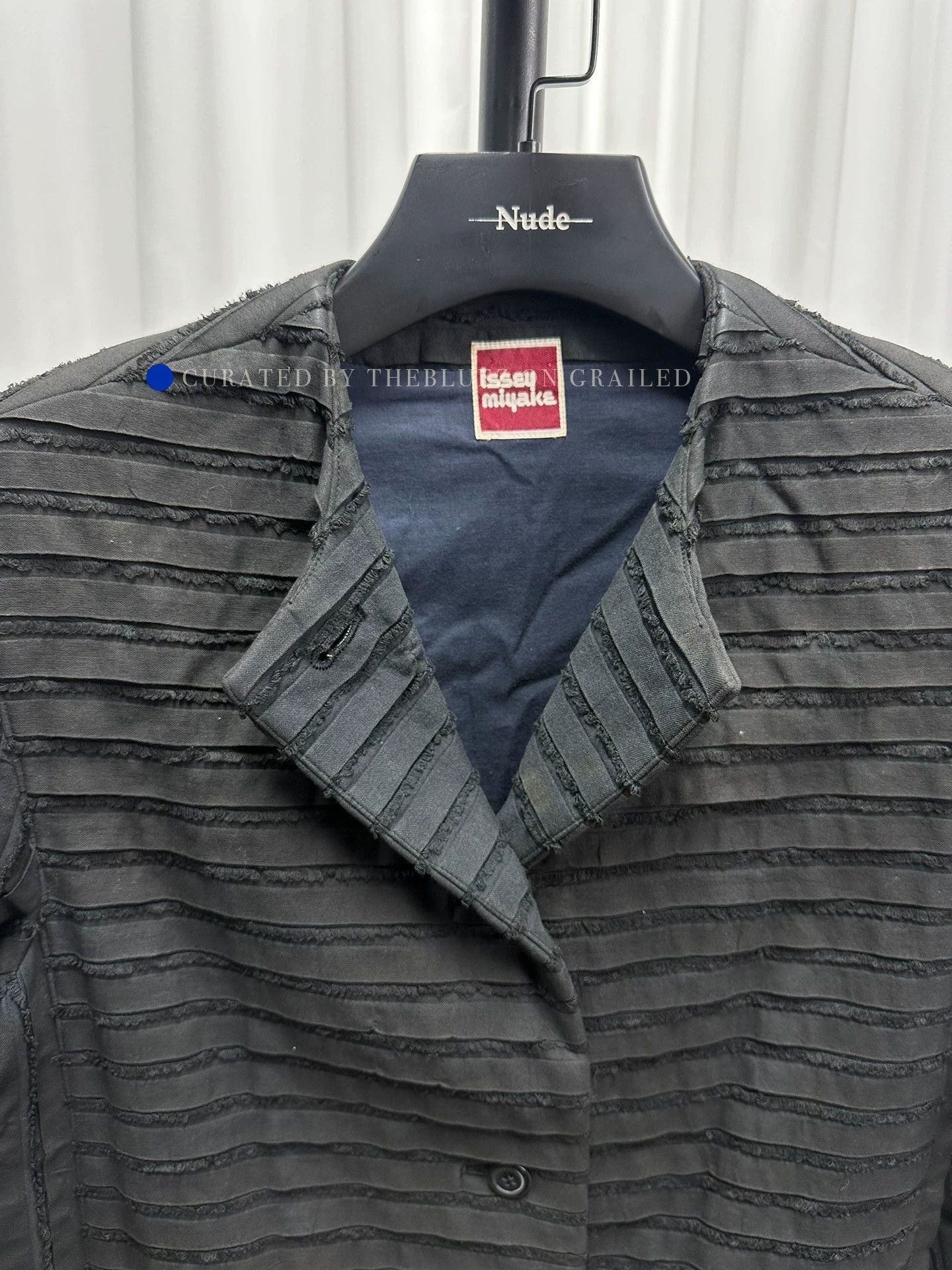 Issey Miyake Vintage Pleated Black Light Jacket Size US S / EU 44-46 / 1 - 7 Thumbnail