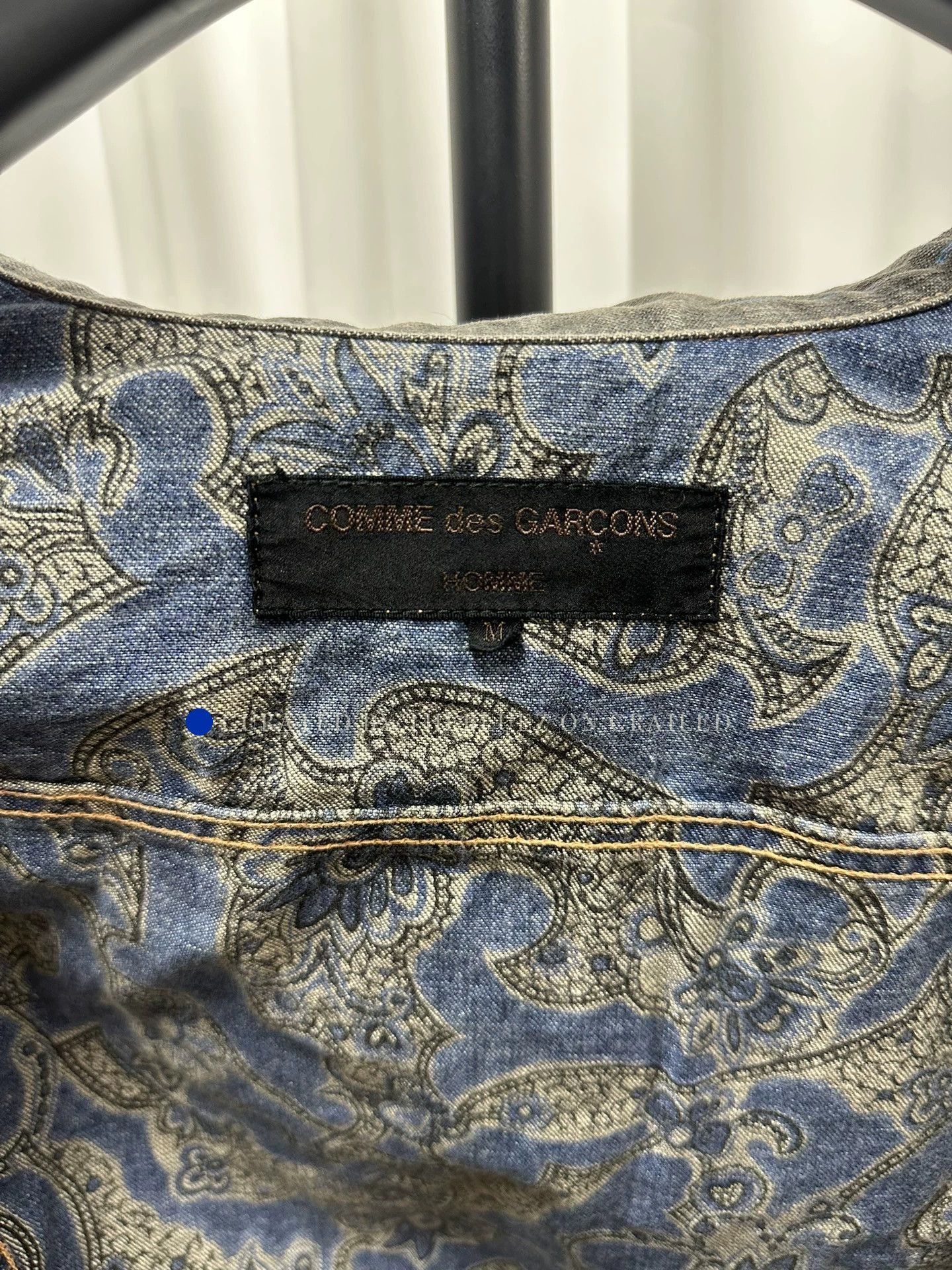Comme des Garcons Striped Multi Color Denim Jacket Size US M / EU 48-50 / 2 - 8 Thumbnail
