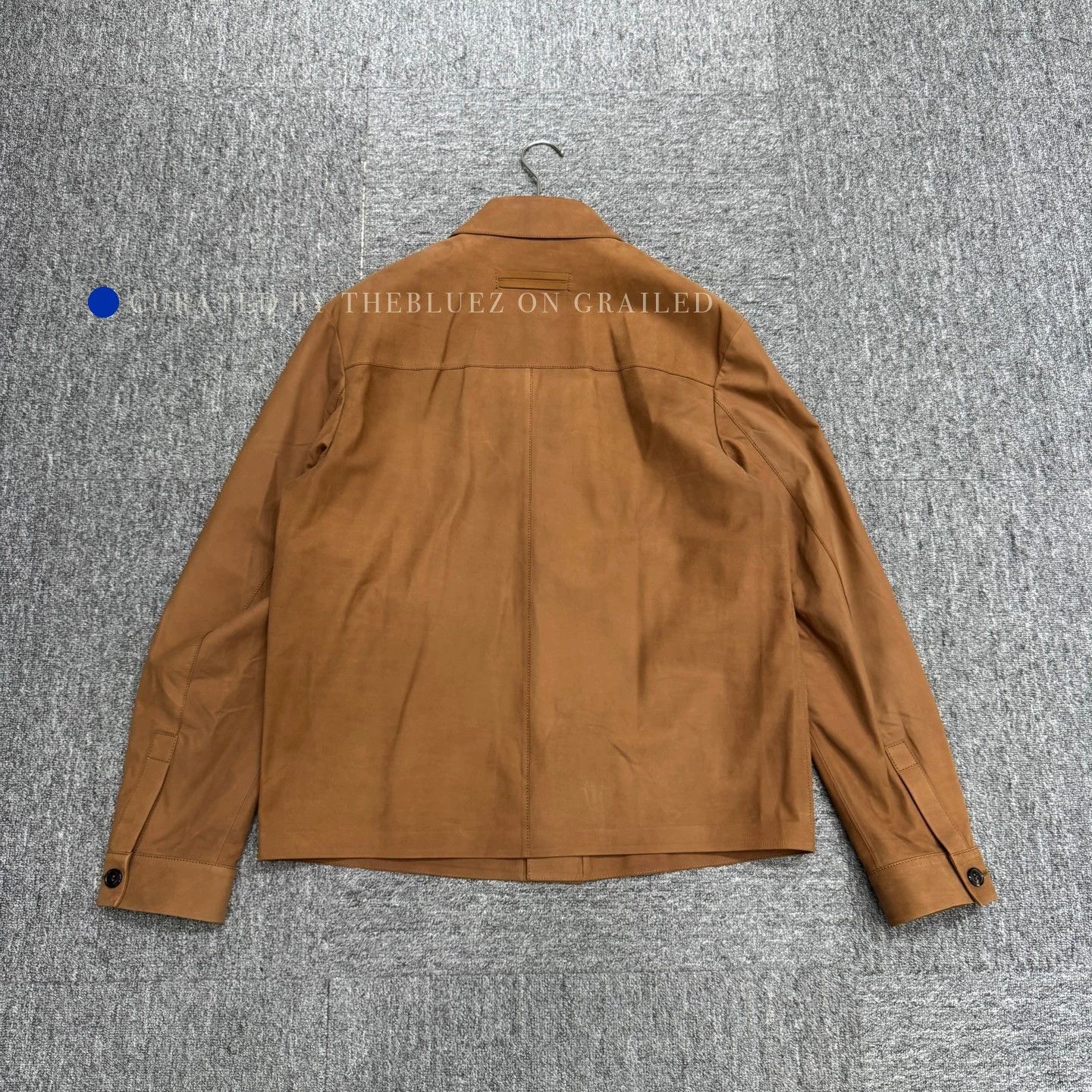 Ermenegildo Zegna Vintage Cowhide Leather Jacket in Brown Size US M / EU 48-50 / 2 - 6 Thumbnail