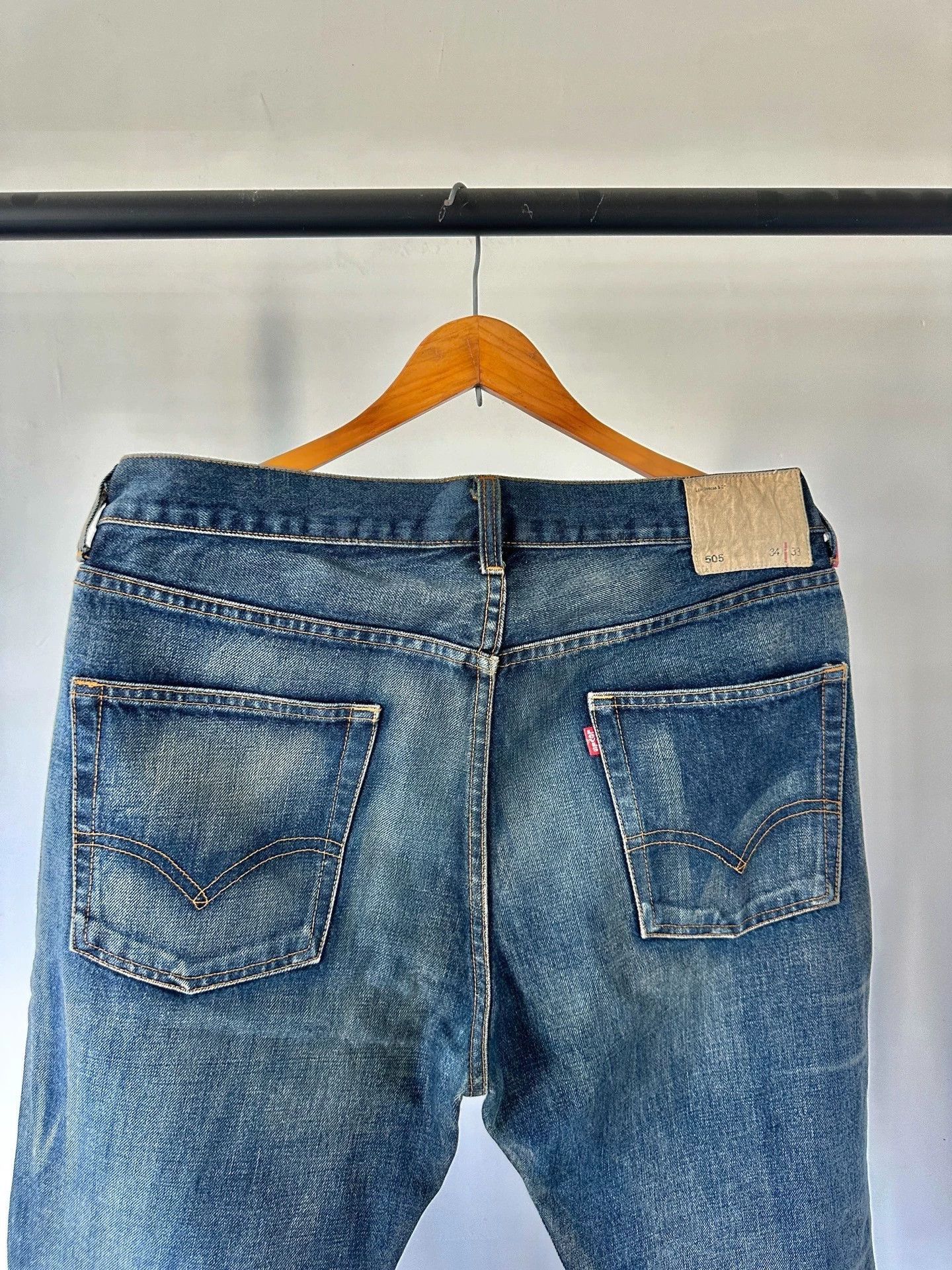 Levi's Classic Heavy Wash Denim Jeans Size US 34 / EU 50 - 6 Thumbnail