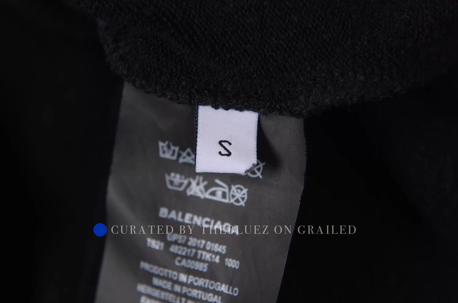 Balenciaga Classic Black Hoodie in Size S Size US S / EU 44-46 / 1 - 4 Thumbnail