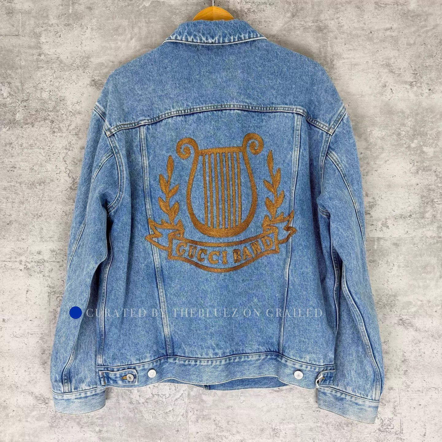 Gucci Logo Embroidered Denim Jacket in Blue Size US M / EU 48-50 / 2 - 2 Thumbnail