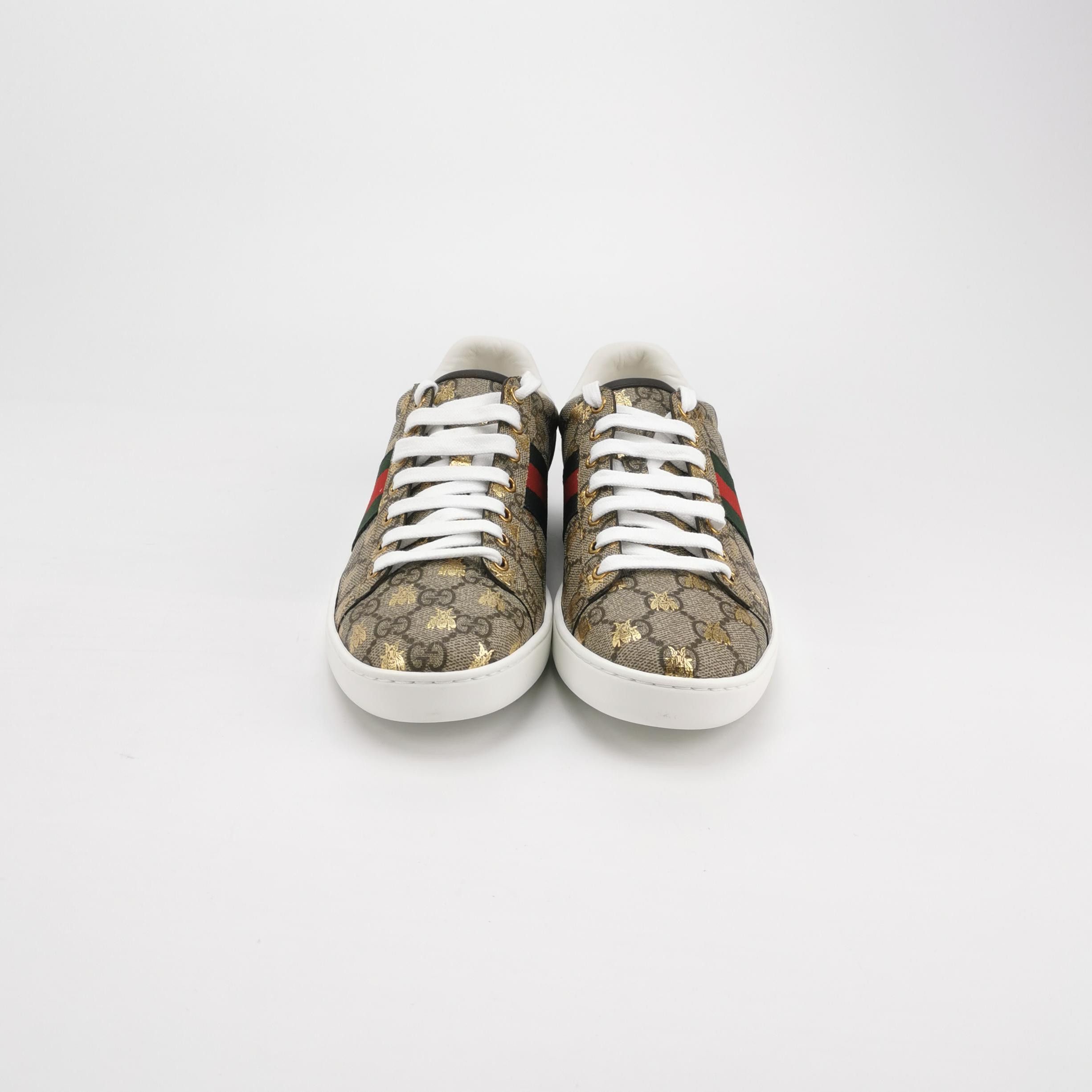 Gucci Gucci Women 9-5 Lowtop Sneakers Size US 9.5 / IT 39.5 - 3 Thumbnail