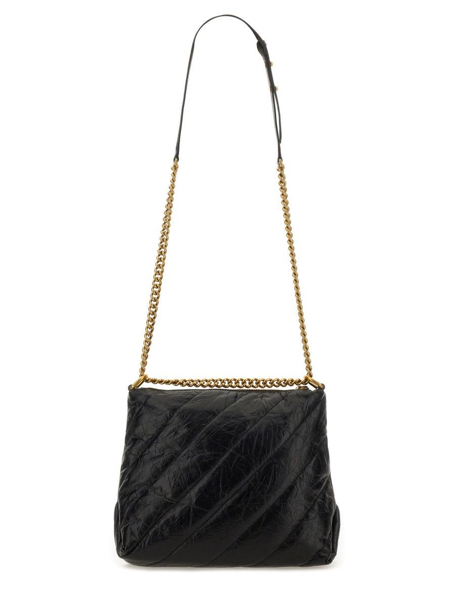 Balenciaga BALENCIAGA CRUSH ZIPPED HOBO BAG - BLACK Size ONE SIZE - 3 Thumbnail
