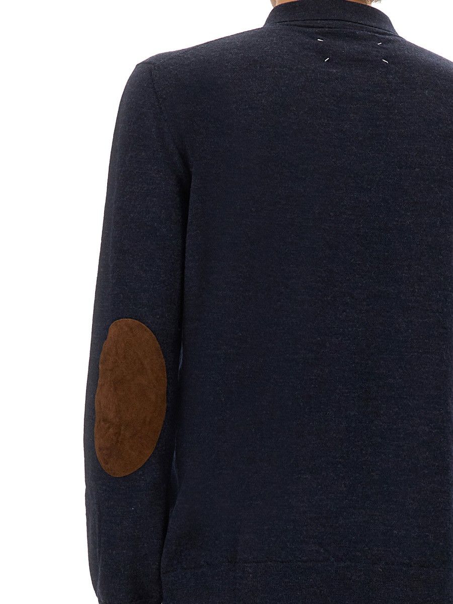 Maison Margiela MAISON MARGIELA WOOL POLO. - BLUE Size US M / EU 48-50 / 2 - 4 Thumbnail