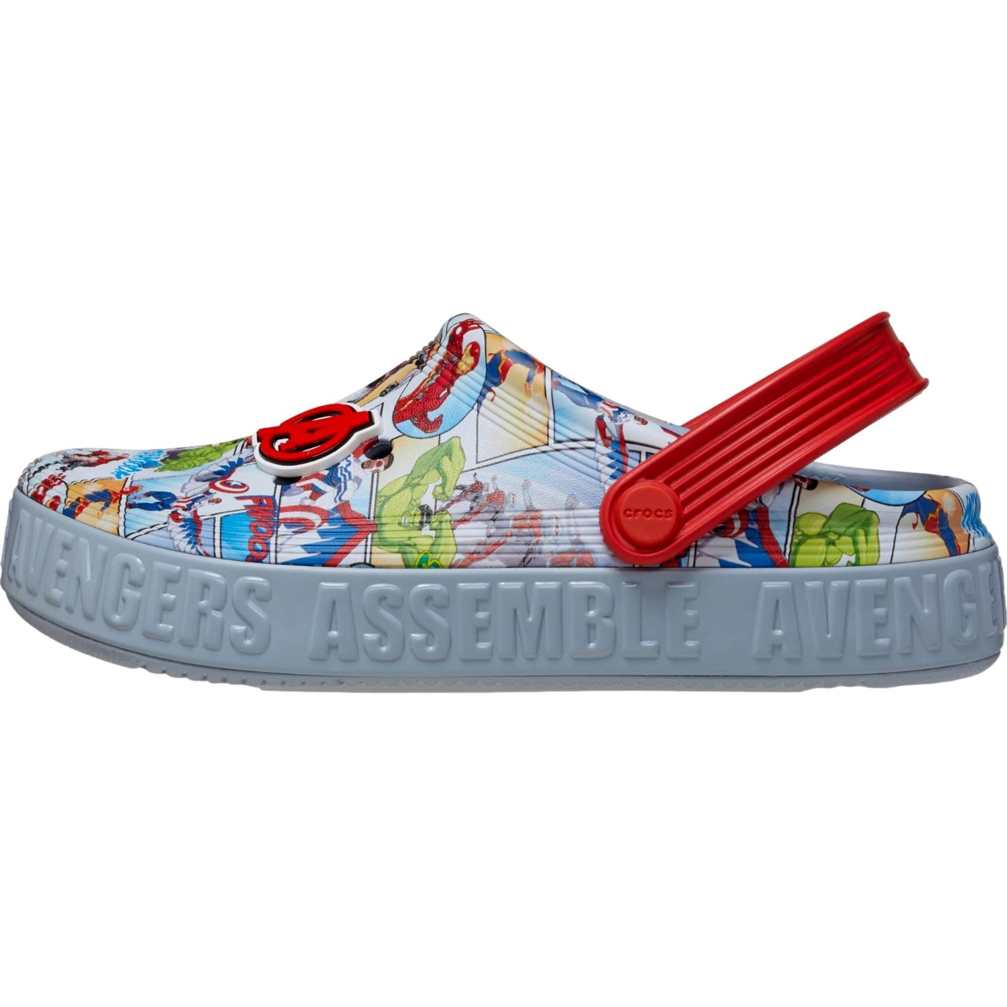 Crocs Avengers Off Court Clogs Blue Grey 209943-0ID Size US 5 / EU 37 - 4 Thumbnail