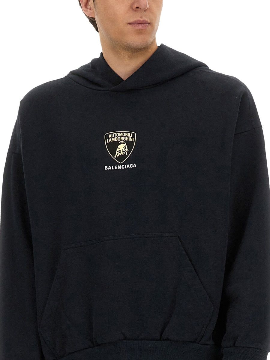 Balenciaga BALENCIAGA HOODIE - BLACK Size US S / EU 44-46 / 1 - 4 Thumbnail