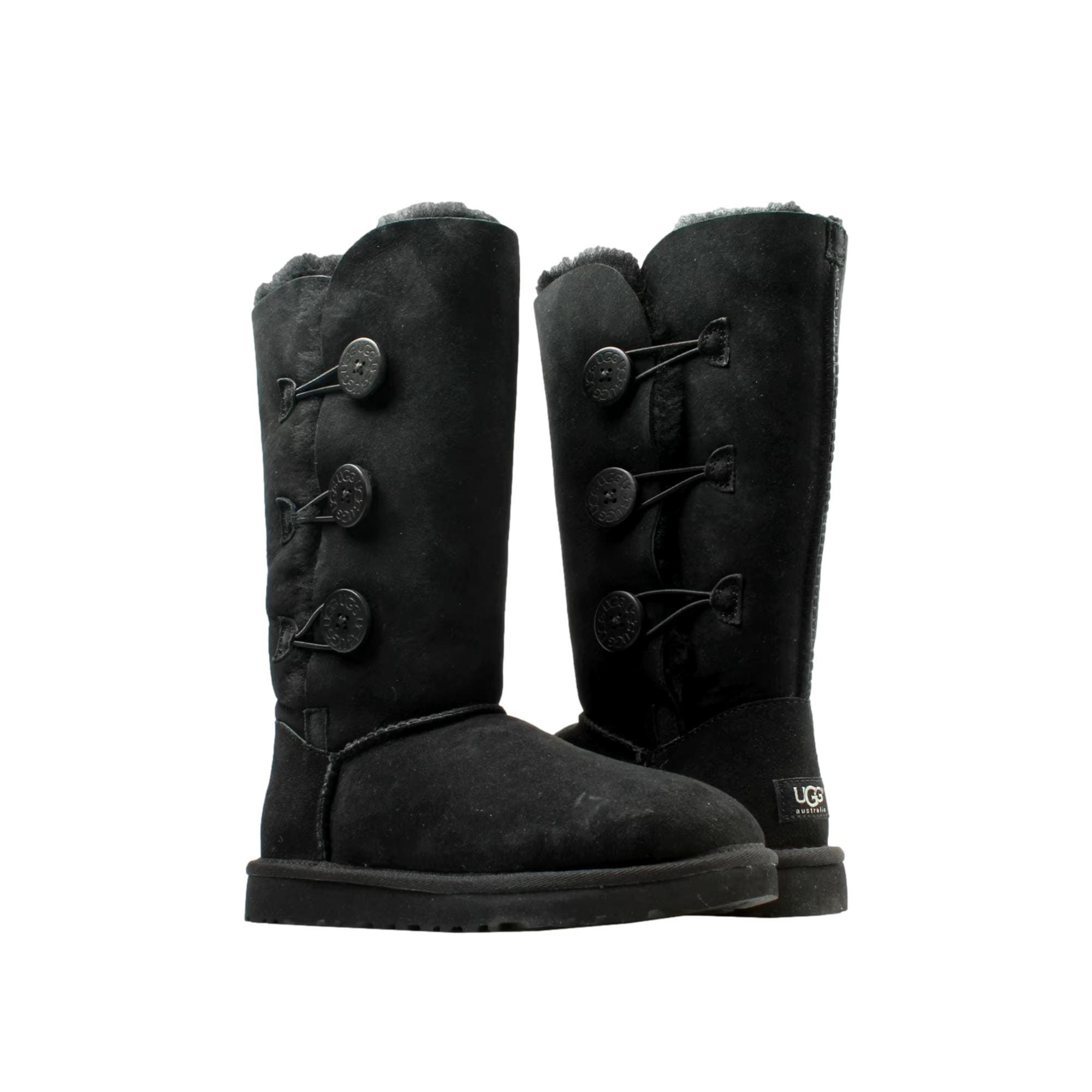 Ugg Bailey Button Triplet Black 1962K-BLK Size US 6 / EU 39 - 3 Thumbnail