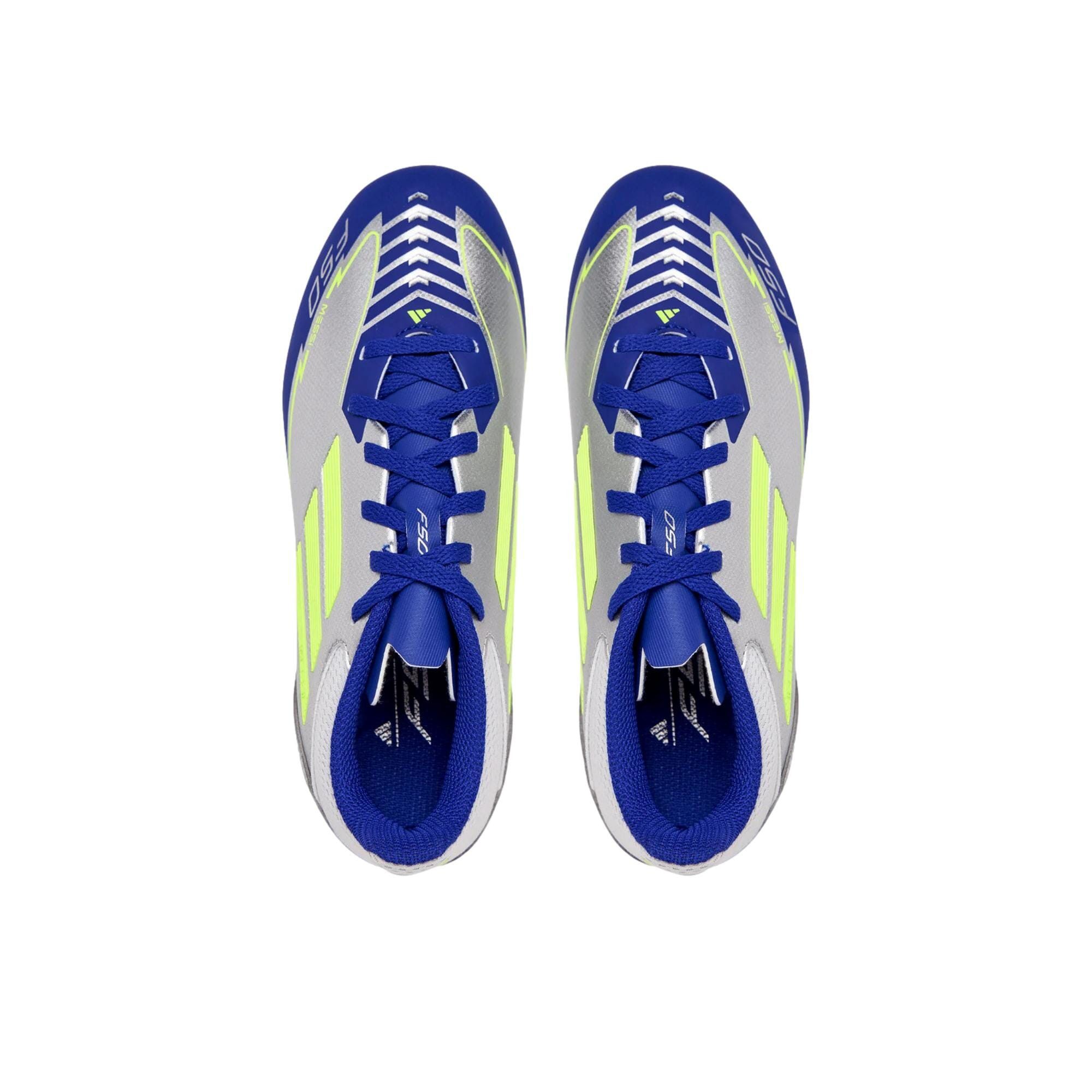 Adidas F50 League FG/MG J Messi Silver Metallic IH0924 Size US 6 / EU 39 - 2 Thumbnail