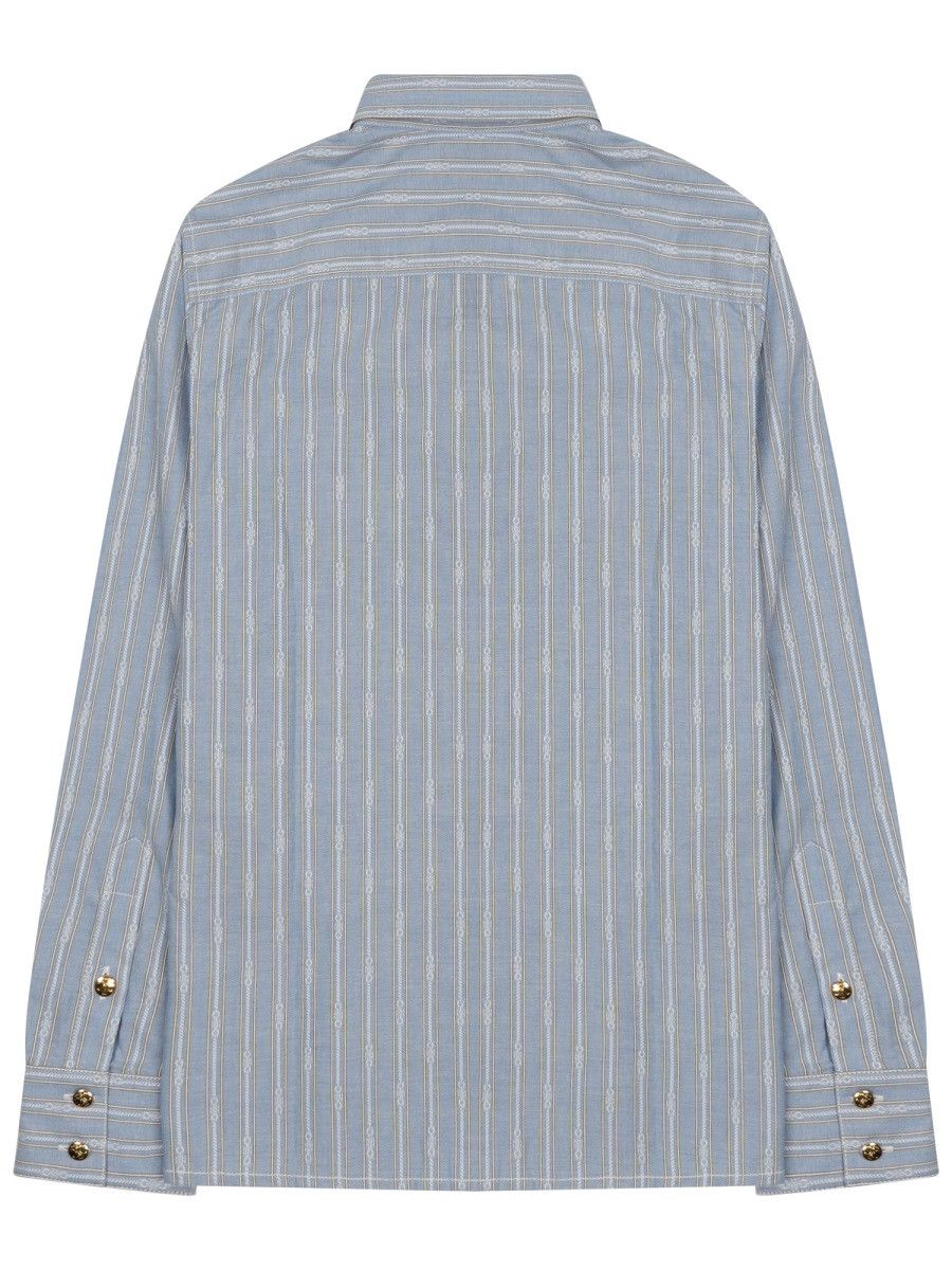 Celine CELINE CAMICIA IN COTONE - BABY BLUE Size M / US 6-8 / IT 42-44 - 2 Thumbnail