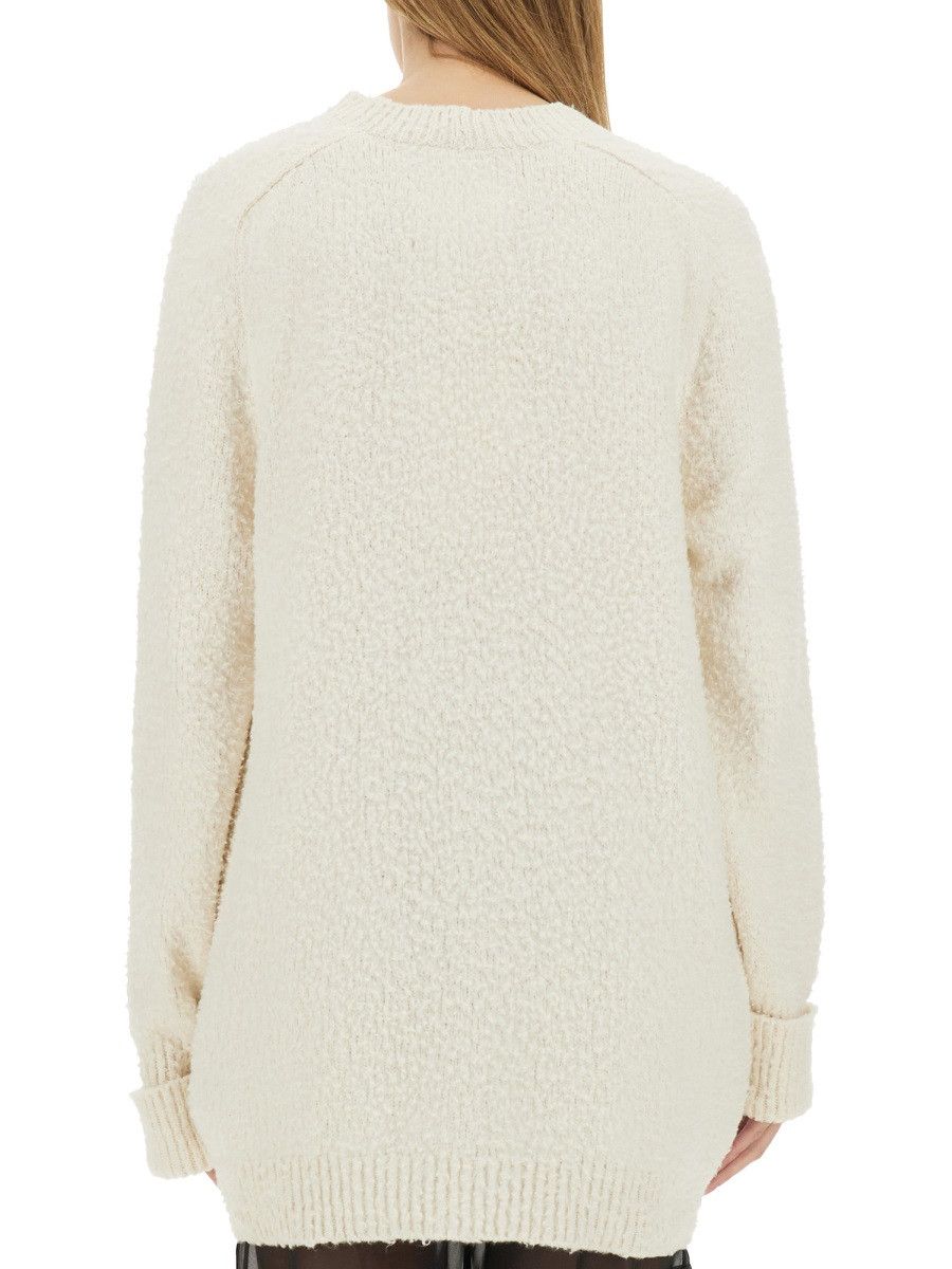 Maison Margiela MAISON MARGIELA OVERSIZED CARDIGAN - WHITE Size S / US 4 / IT 40 - 3 Thumbnail