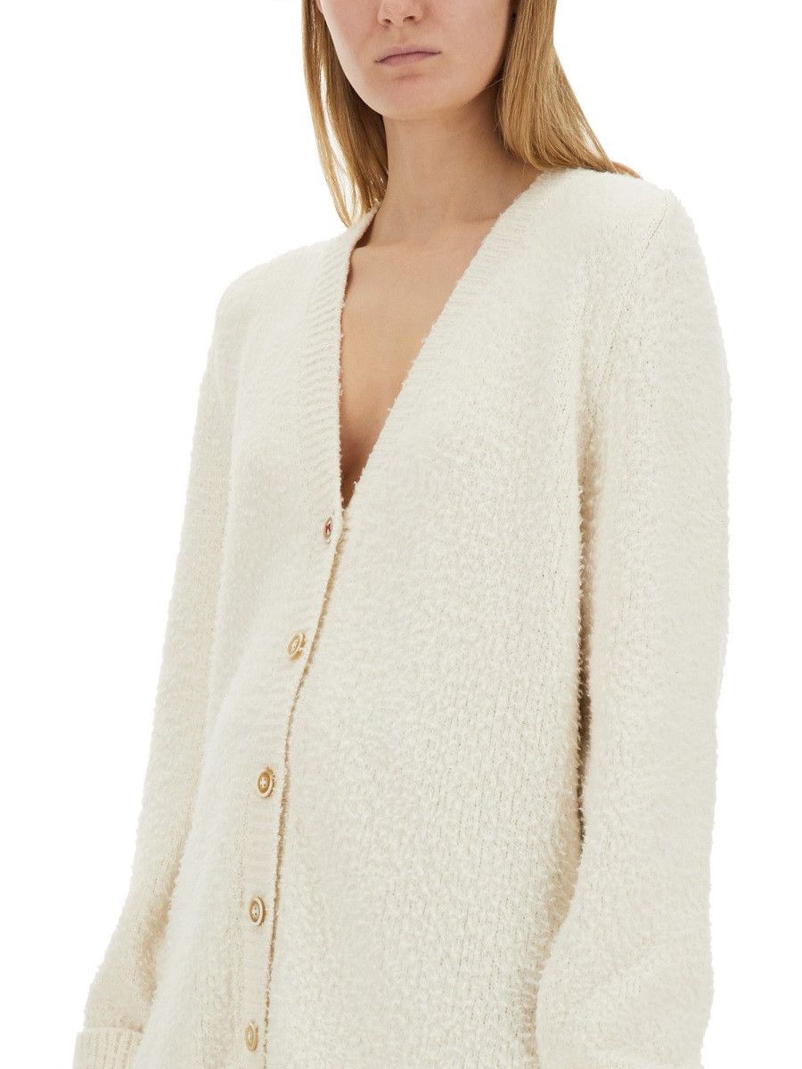 Maison Margiela MAISON MARGIELA OVERSIZED CARDIGAN - WHITE Size S / US 4 / IT 40 - 4 Thumbnail