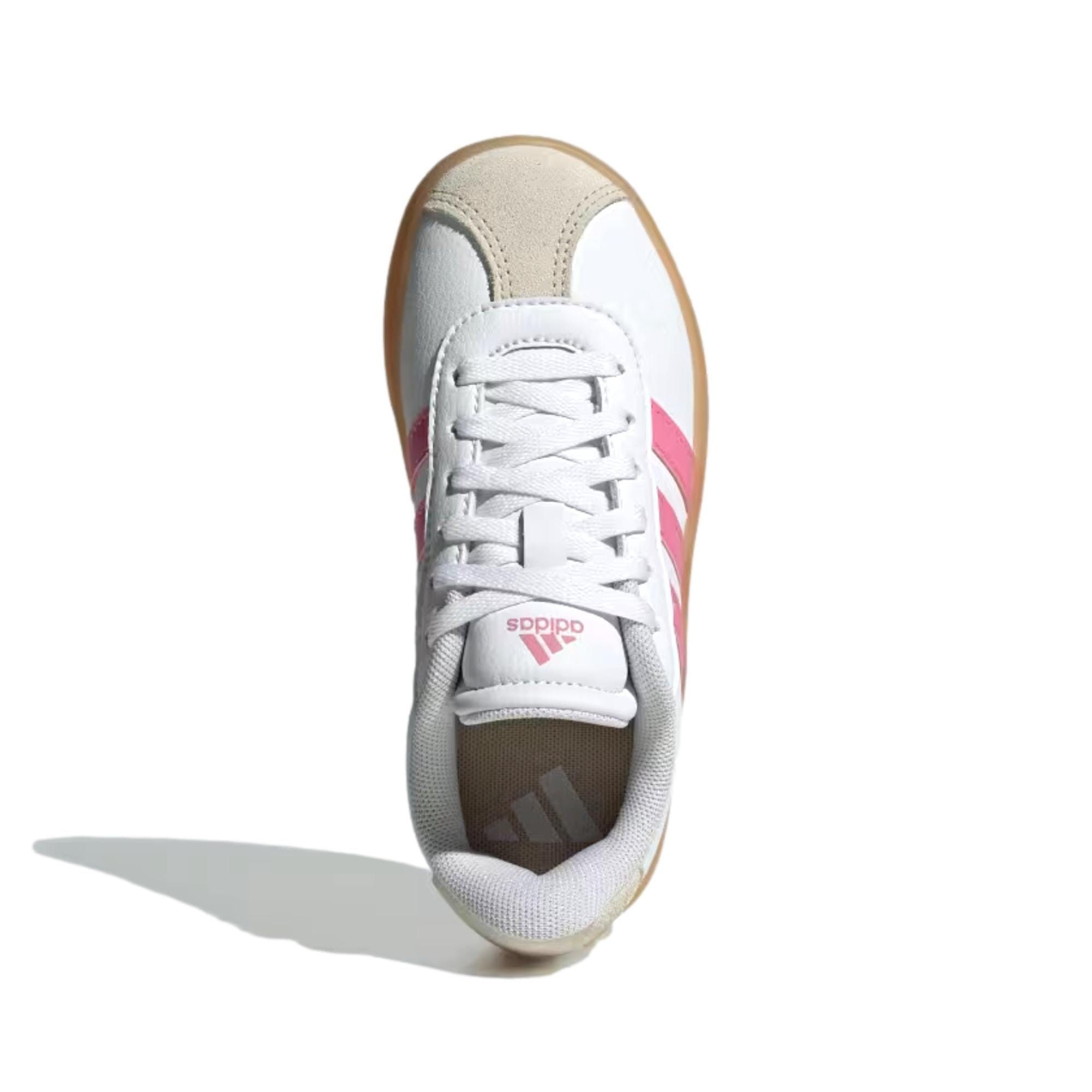 Adidas VL Court 3.0 White / Bliss Pink / Alumina IH3483 Size US 6 / EU 39 - 2 Thumbnail