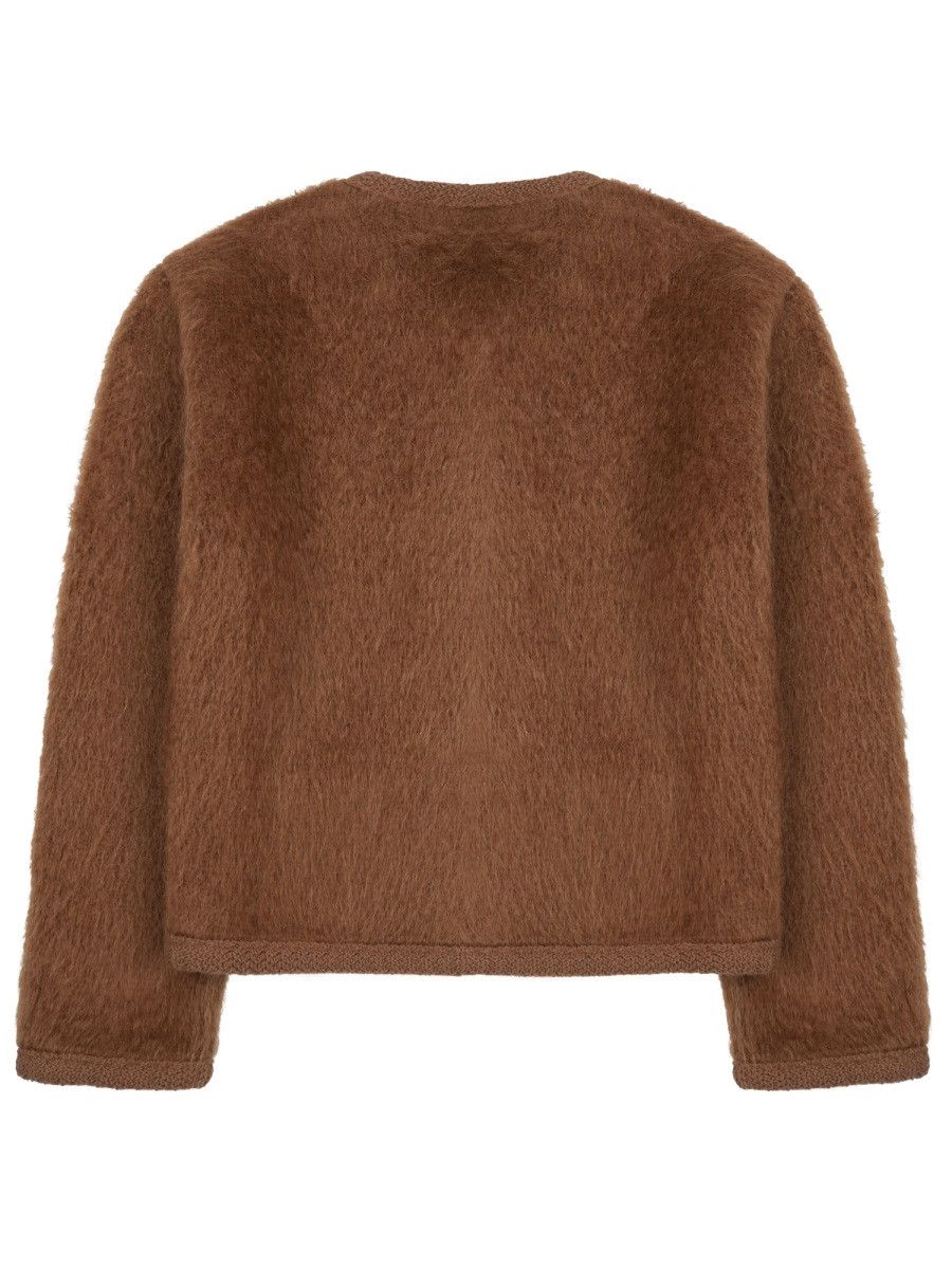 Celine CELINE GIACCA "CHASSEUR" IN MOHAIR - BROWN Size M / US 6-8 / IT 42-44 - 2 Thumbnail