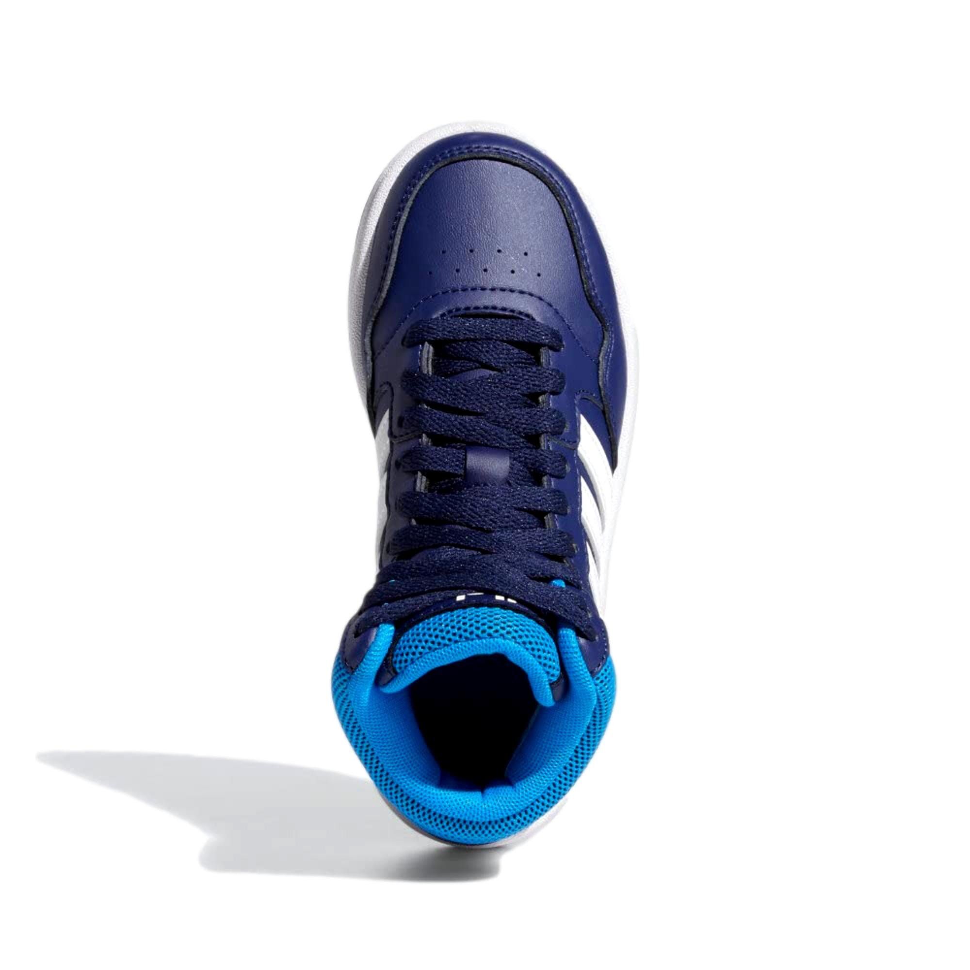Adidas Hoops 3.0 Mid Dark Blue/Blue Rush/Turbo GW0400 Size US 6.5 / EU 39-40 - 2 Thumbnail