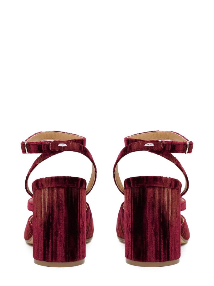 Maison Margiela MAISON MARGIELA TABI CHENILLE SANDAL - BORDEAUX (IT 36) Size US 6 / IT 36 - 3 Thumbnail
