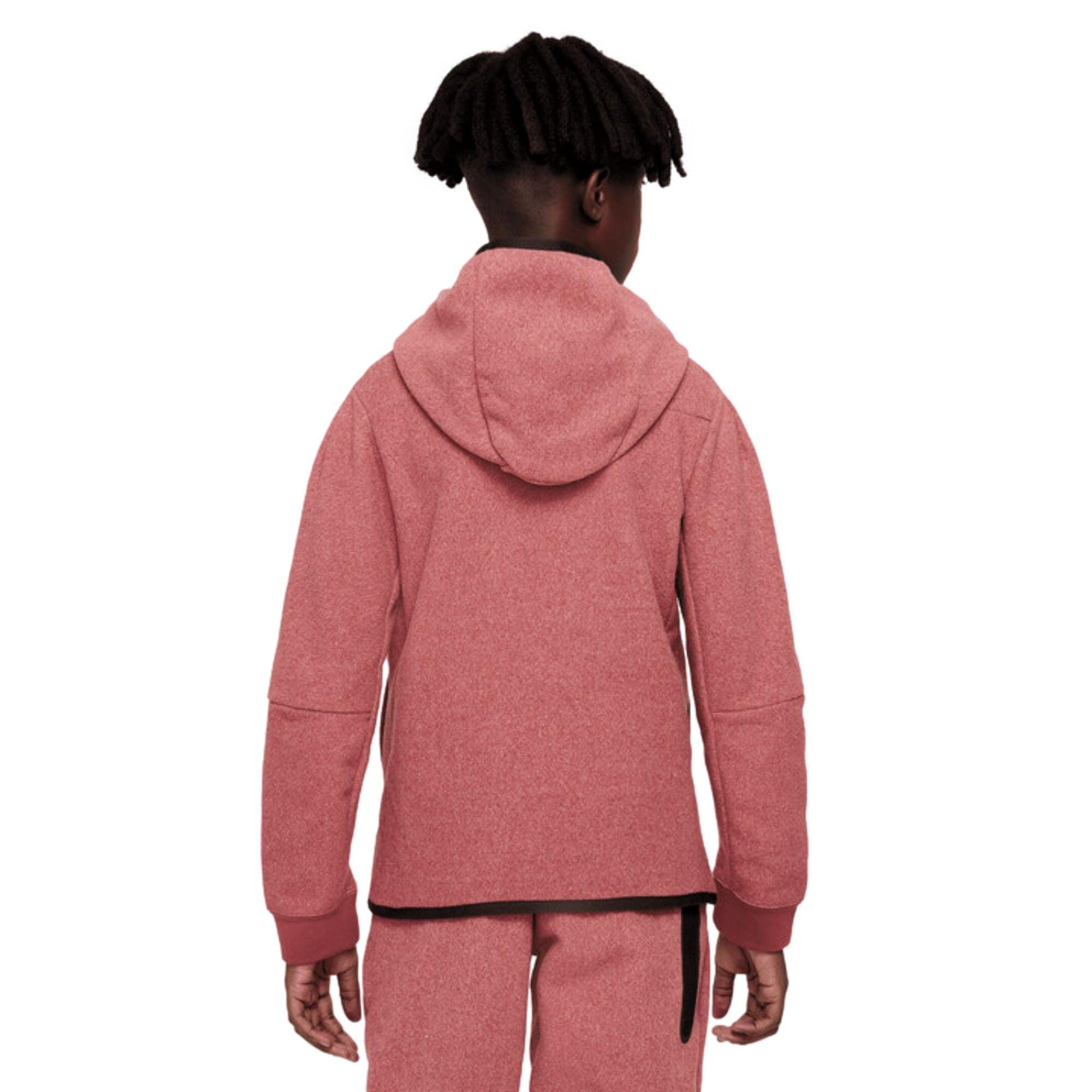 Nike Sportswear Tech Fleece Full Zip Hoodie Red DV3064-691 Size US L / EU 52-54 / 3 - 2 Thumbnail