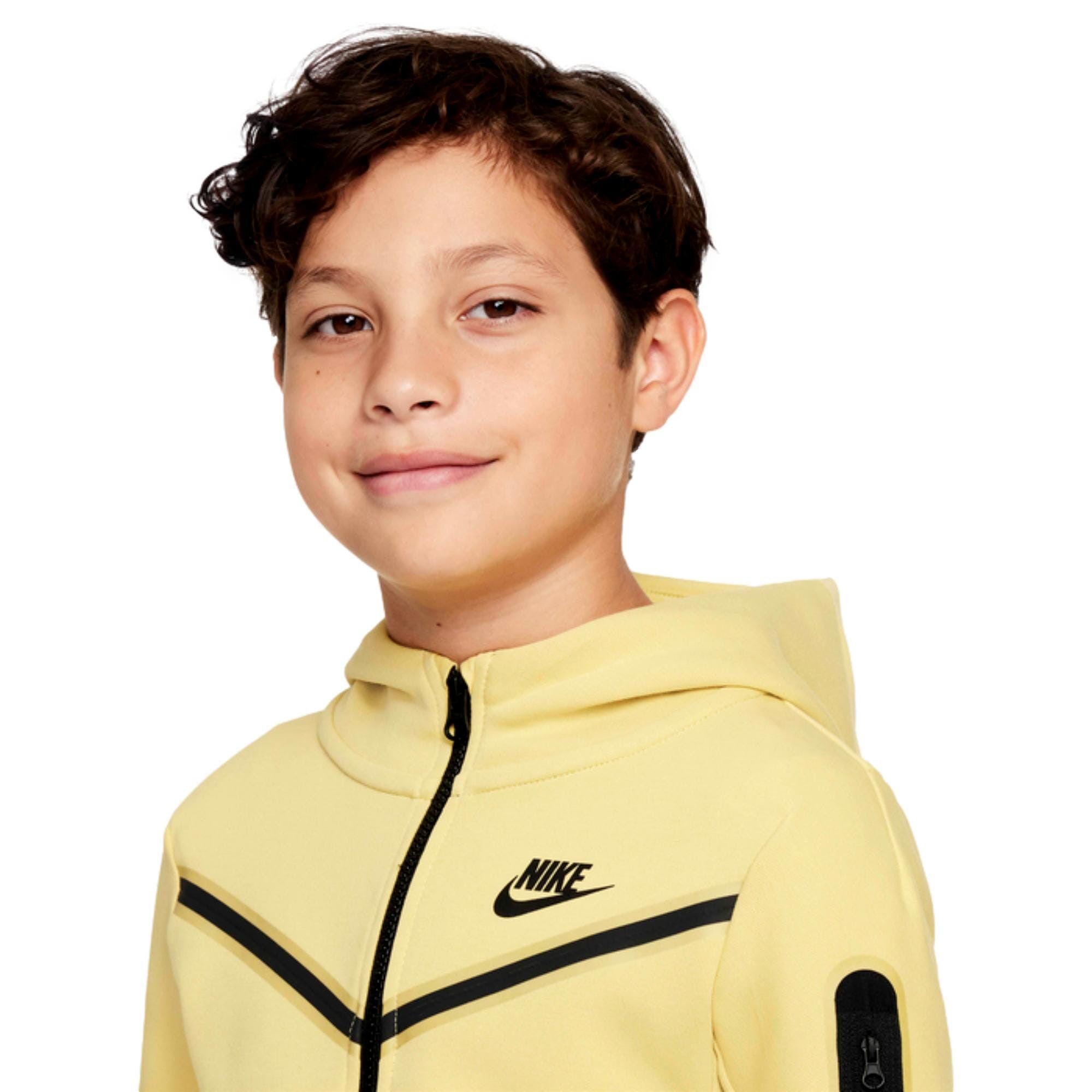 Nike Sportswear Tech Fleece Full Zip Hoodie Gold CU9223-700 Size US S / EU 44-46 / 1 - 3 Thumbnail