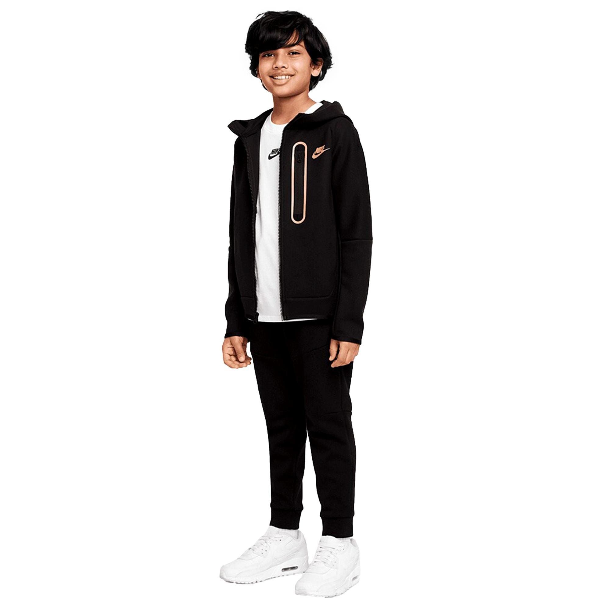 Nike Sportswear Tech Fleece Full Zip Hoodie Black DJ5494-010 Size US S / EU 44-46 / 1 - 2 Thumbnail